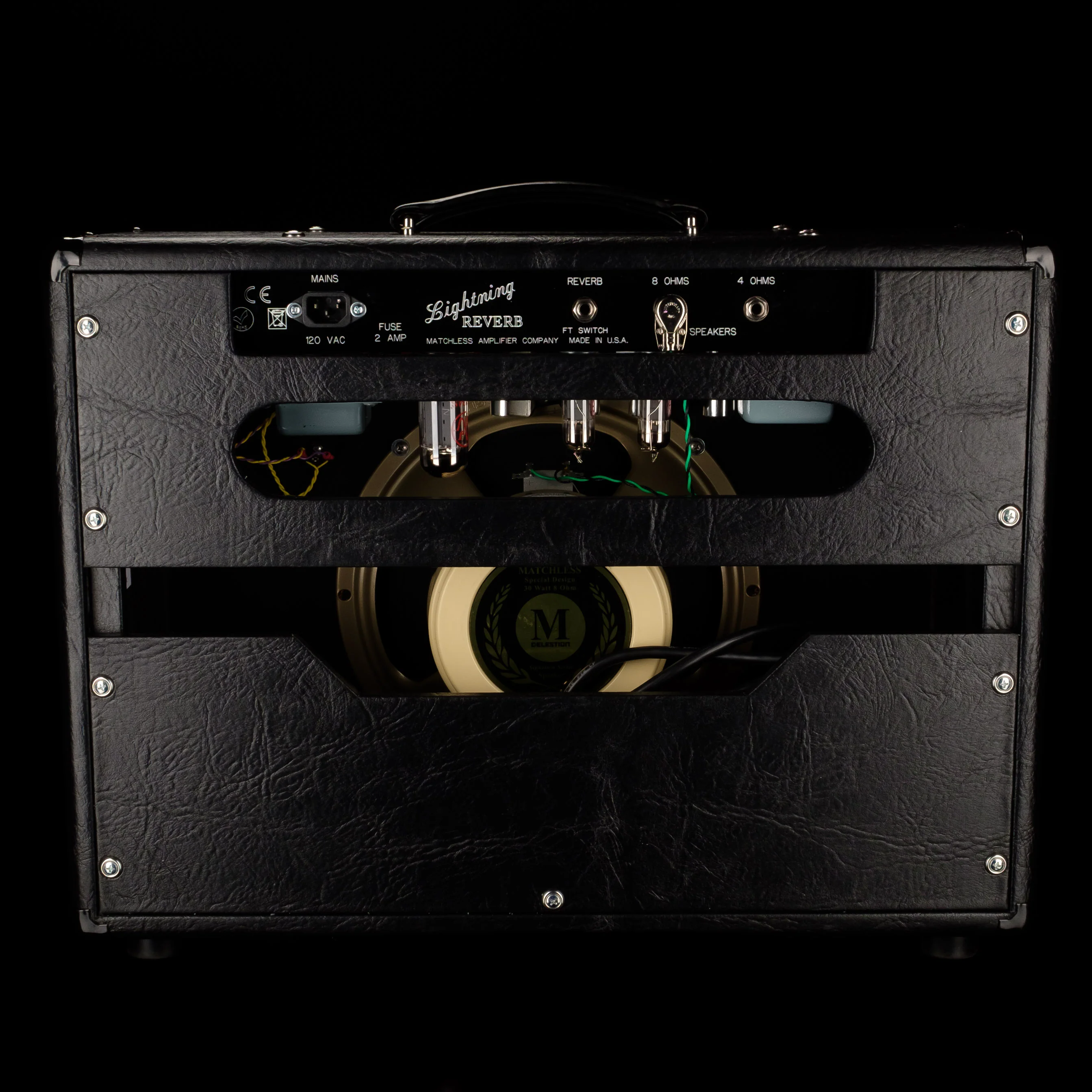 Matchless Amplifiers Lightning Reverb 1x12" 15-Watt Black Guitar Amp Combo - Image 9