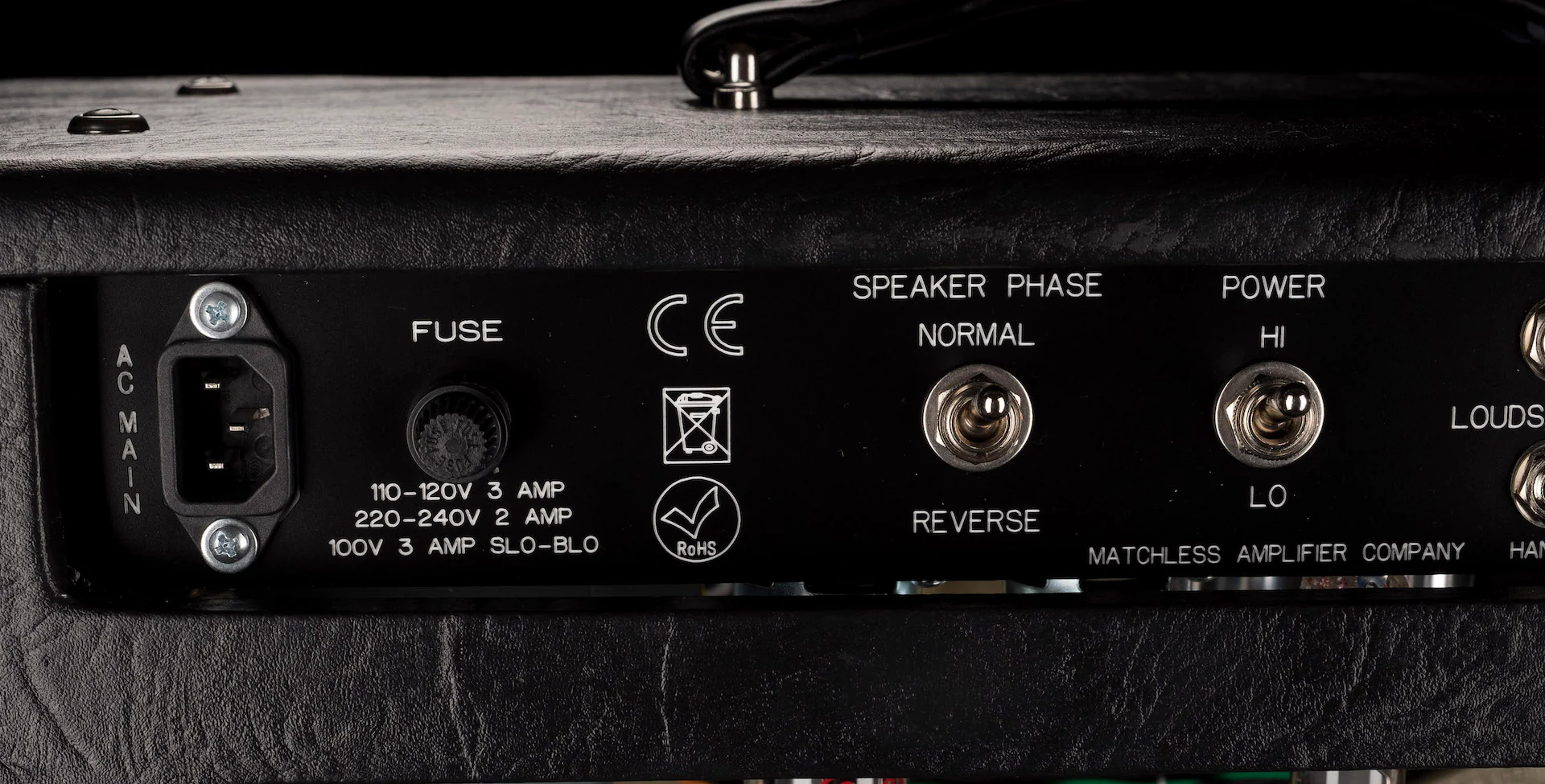 Matchless DC-30 2x12 Guitar Amp Combo Black and Silver - Image 14