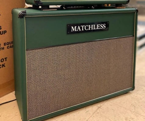 Matchless ESD212 2x12 Speaker Cabinet Green/Green/Gold **SPECIAL ORDER**