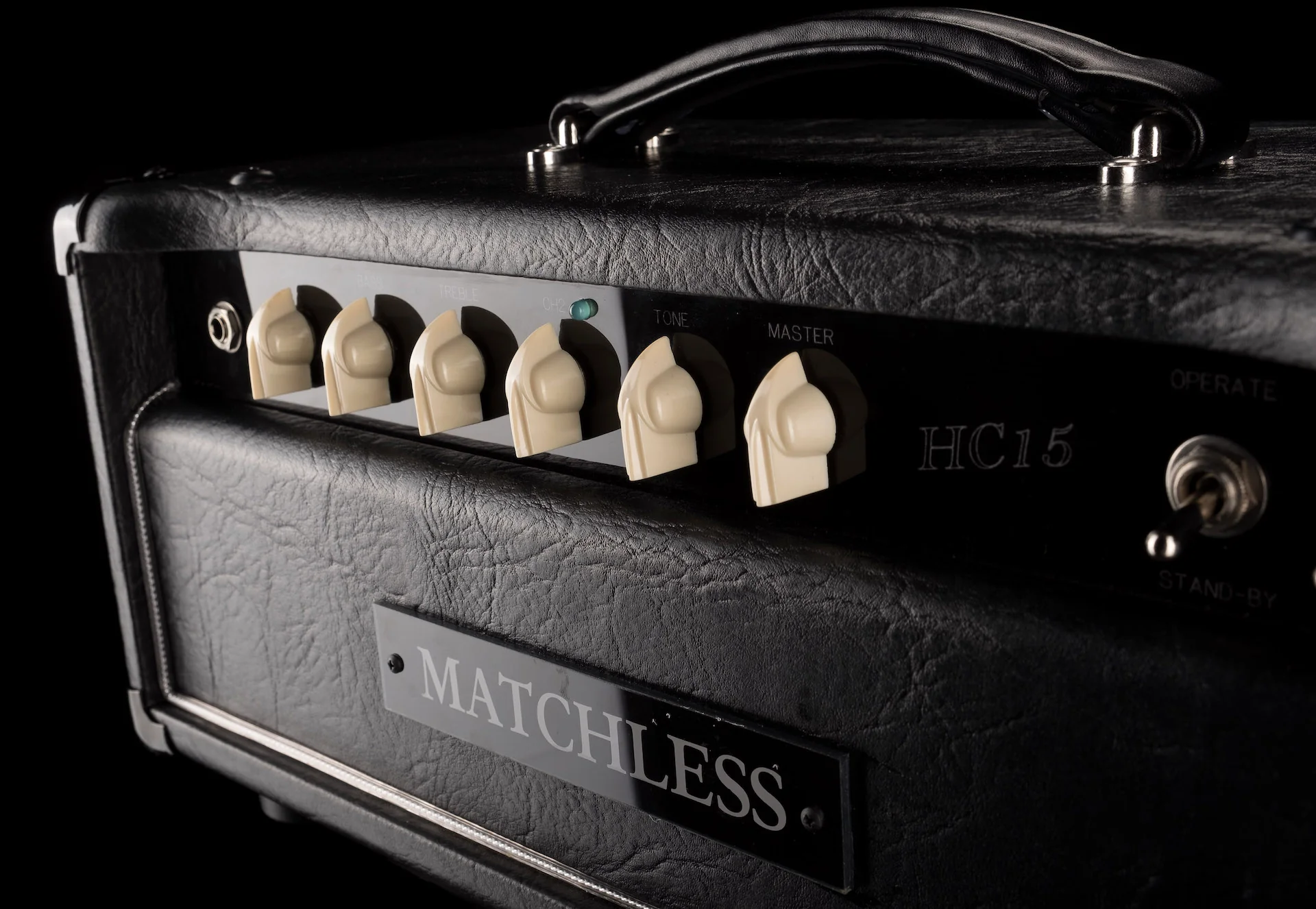 Matchless HC-15 Guitar Amp Head Black - Image 3