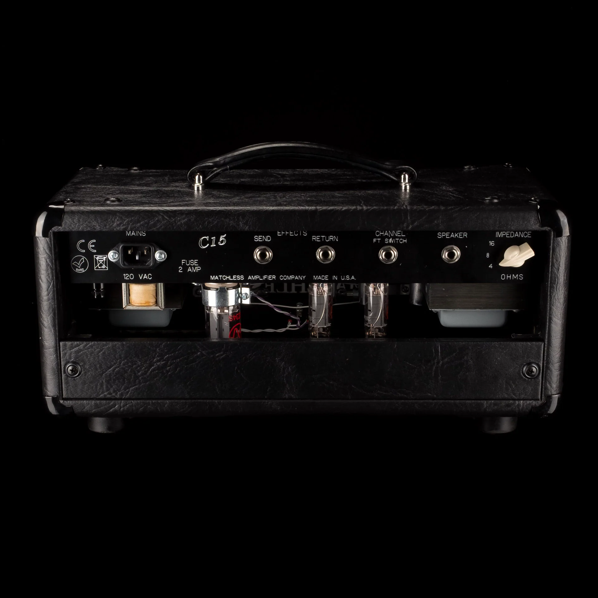Matchless HC-15 Guitar Amp Head Black - Image 8