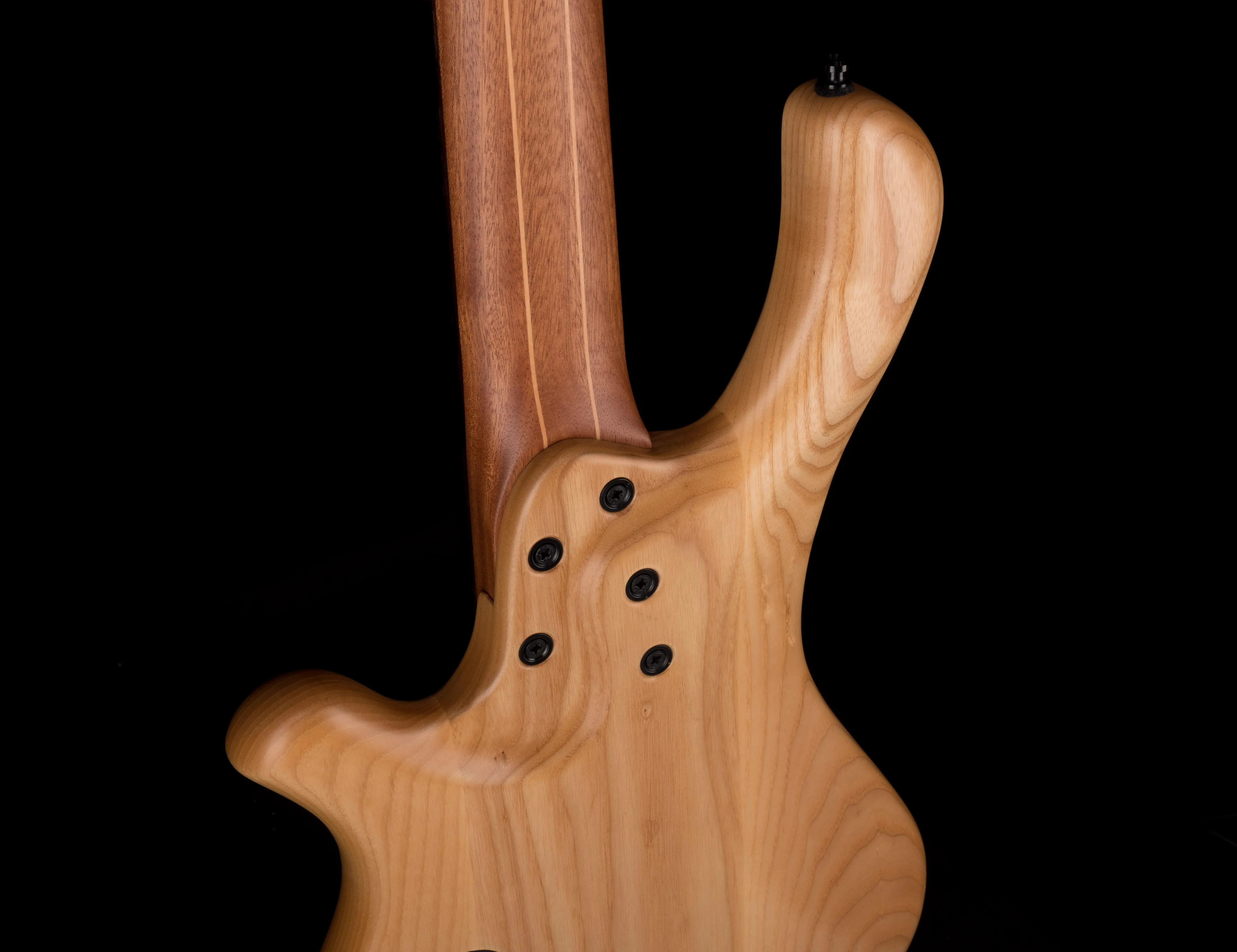 Mayones BE Elite EP 5 String Bass Guitar Trans Natural Satine Eye Poplar Top With Case - Image 15