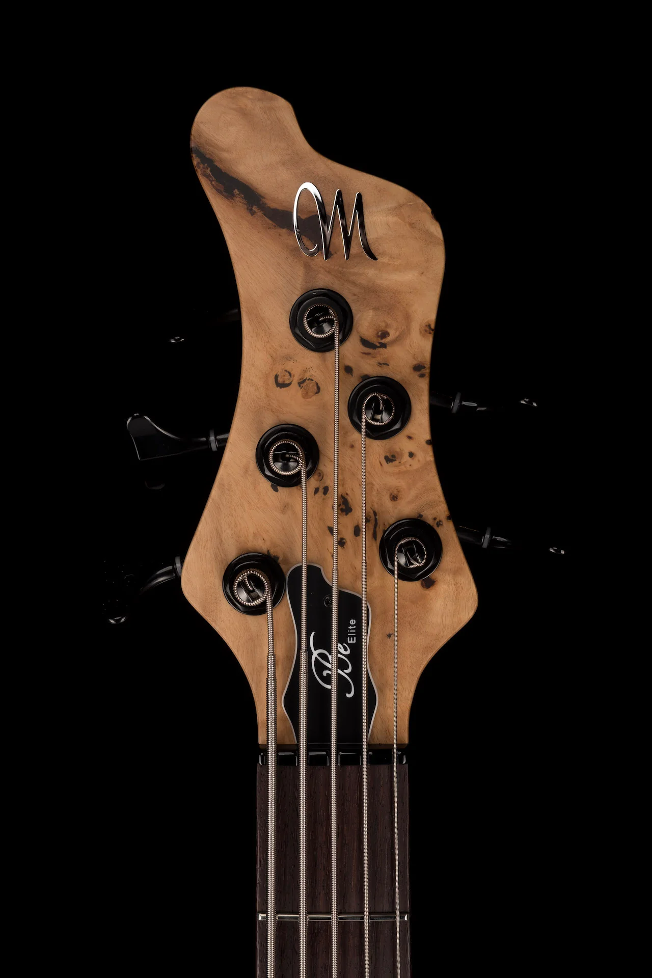 Mayones BE Elite EP 5 String Bass Guitar Trans Natural Satine Eye Poplar Top With Case - Image 18