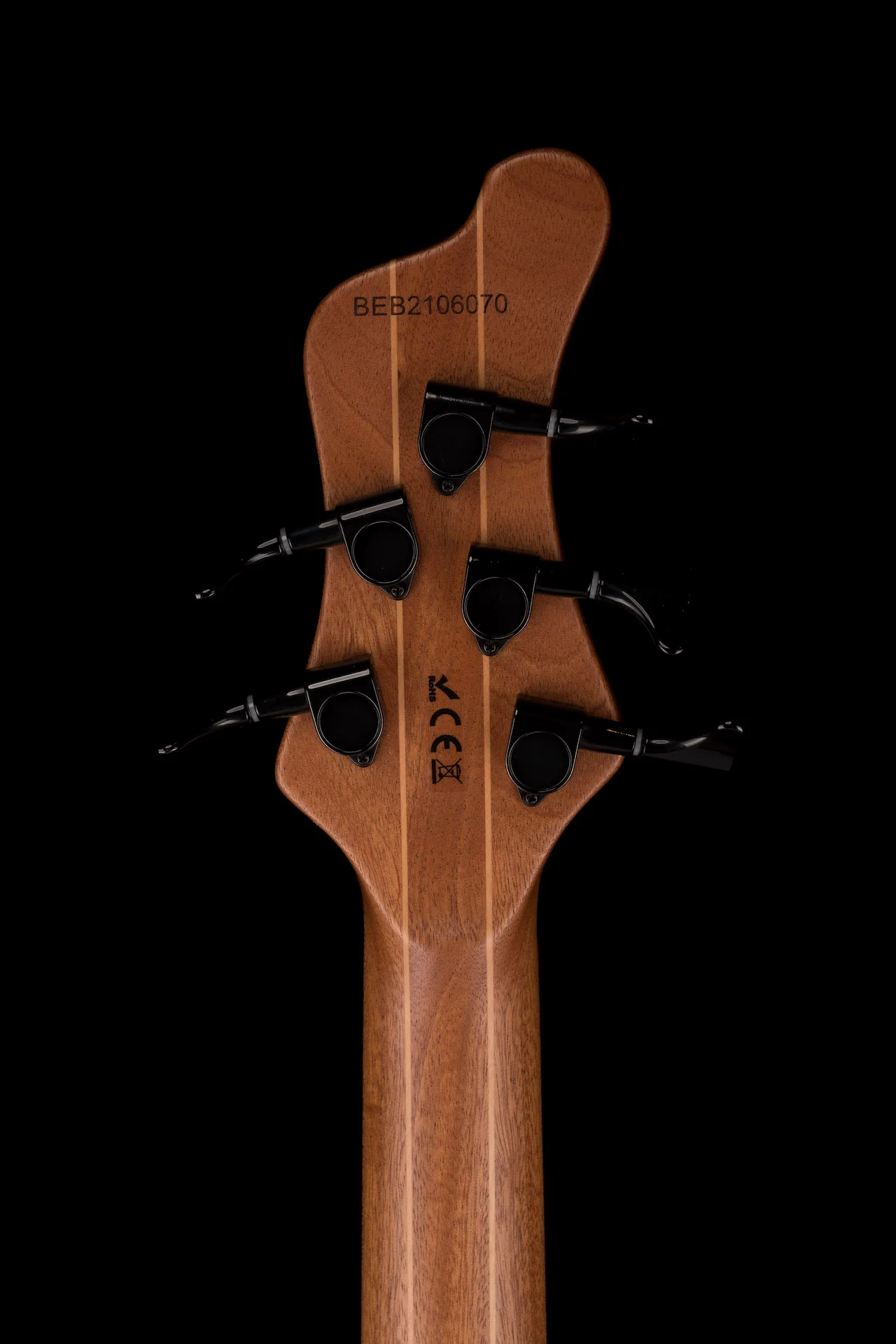 Mayones BE Elite EP 5 String Bass Guitar Trans Natural Satine Eye Poplar Top With Case - Image 19
