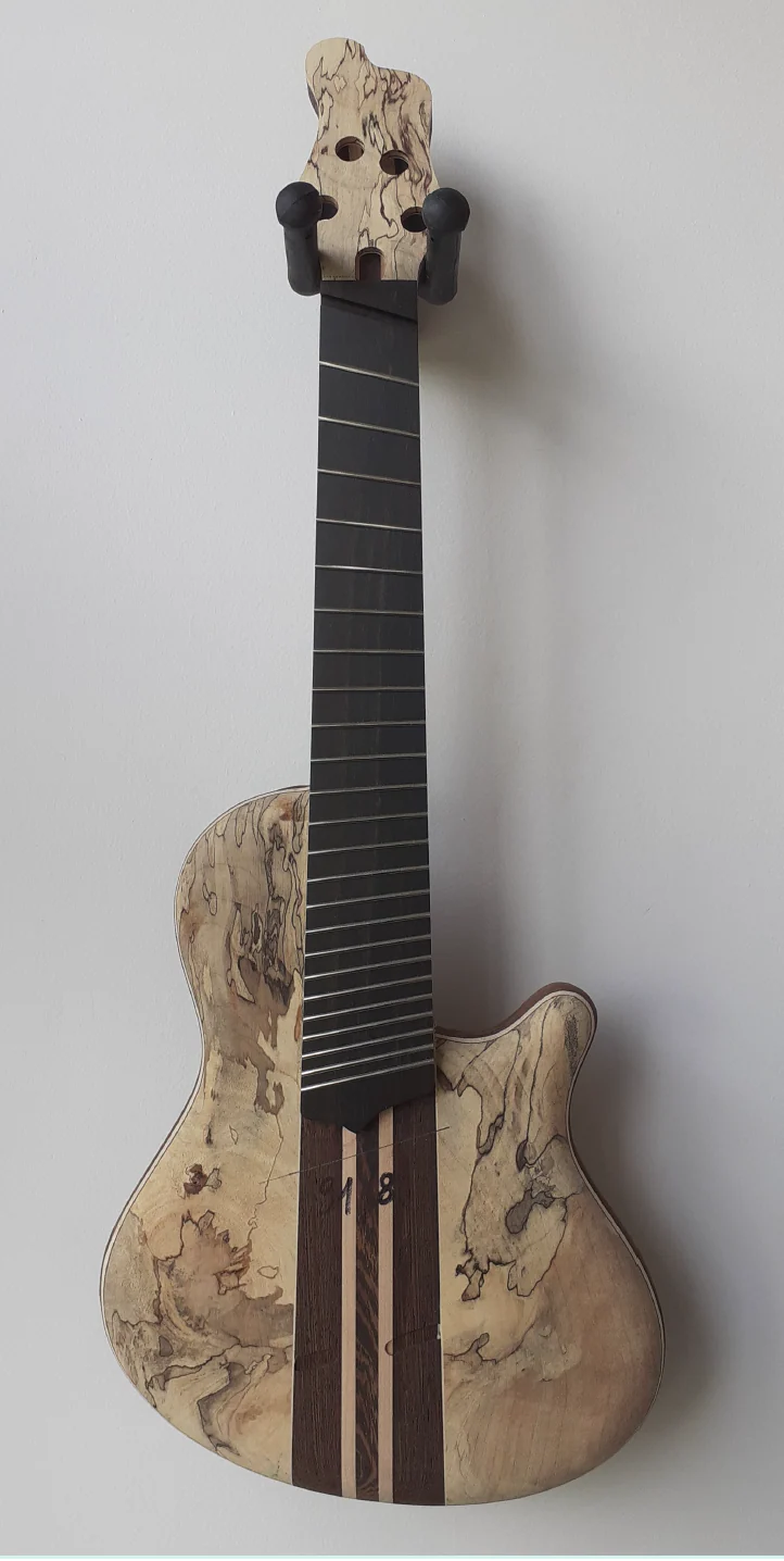 Mayones Cali4 Cali 4 VF Bass V Frets Spalted Maple Ebony Fingerboard Aguilar OBP-3 - Image 15
