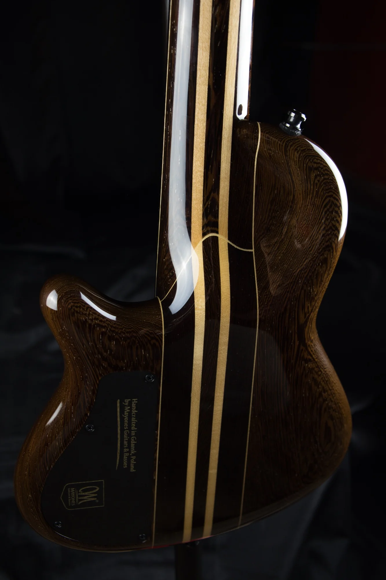 Mayones Cali4 Cali 4 VF Bass V Frets Spalted Maple Ebony Fingerboard Aguilar OBP-3 - Image 8