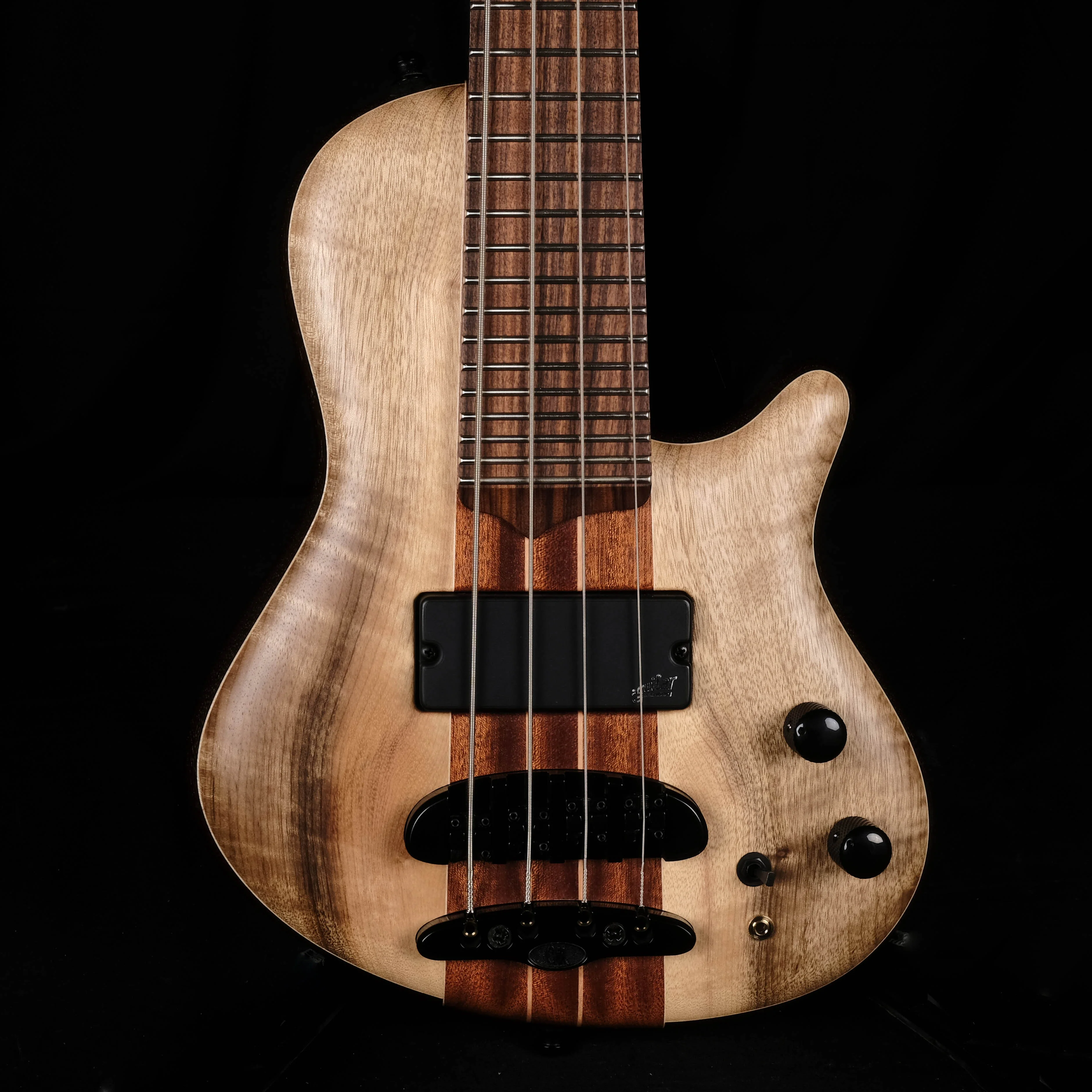 Mayones Cali 4 Bass Wenge Back Myrtlewood Top Pau Ferro Fingerboard With Case