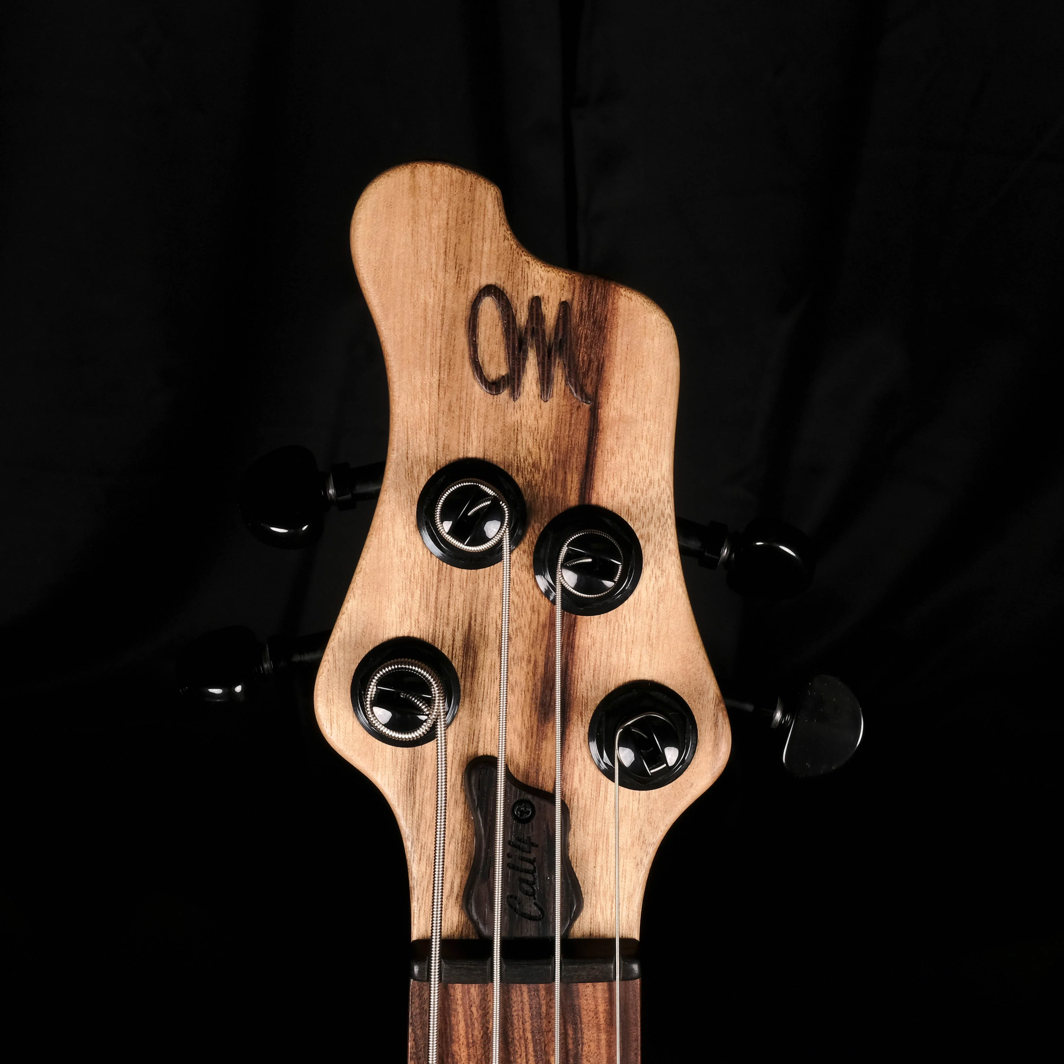 Mayones Cali 4 Bass Wenge Back Myrtlewood Top Pau Ferro Fingerboard With Case - Image 10