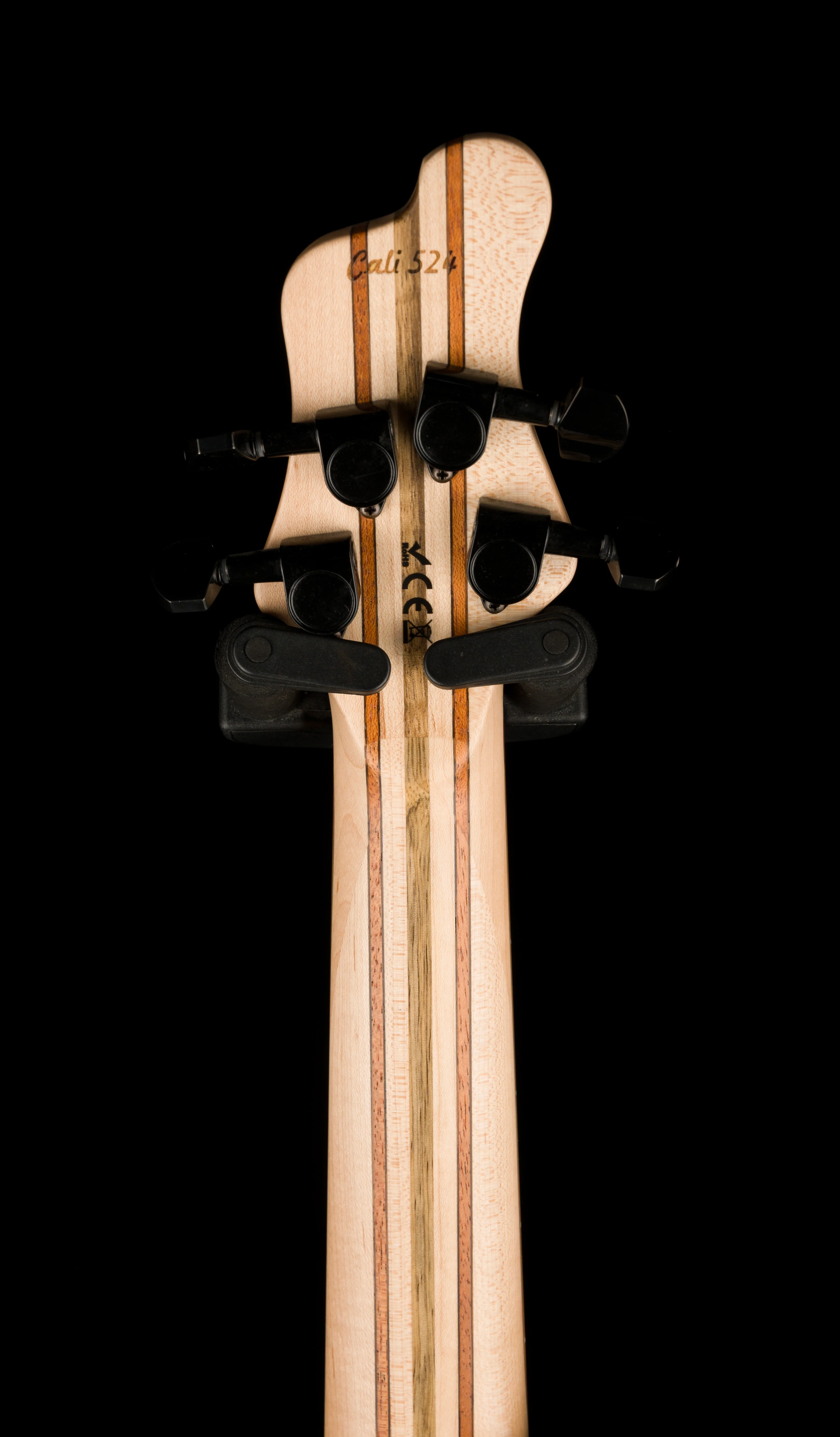 Mayones Cali4 17.5" Scale Bass  Body 3A Eye Poplar Top Custom Color Shinerburst Finish - Image 11