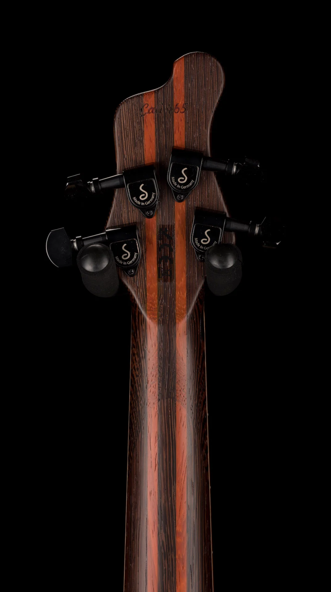 Mayones Cali4 Bass 17.5" Scale TEW Top/Swamp Ash Body Lightburst Finish with Case - Image 10