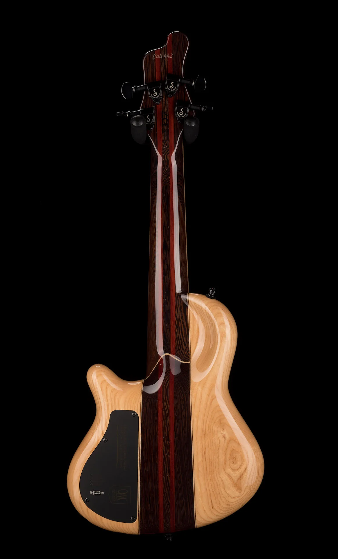 Mayones Cali4 Bass Swamp Ash Body 3A Birdseye Maple Fingerboard Gloss Finish w/ Case - Image 10