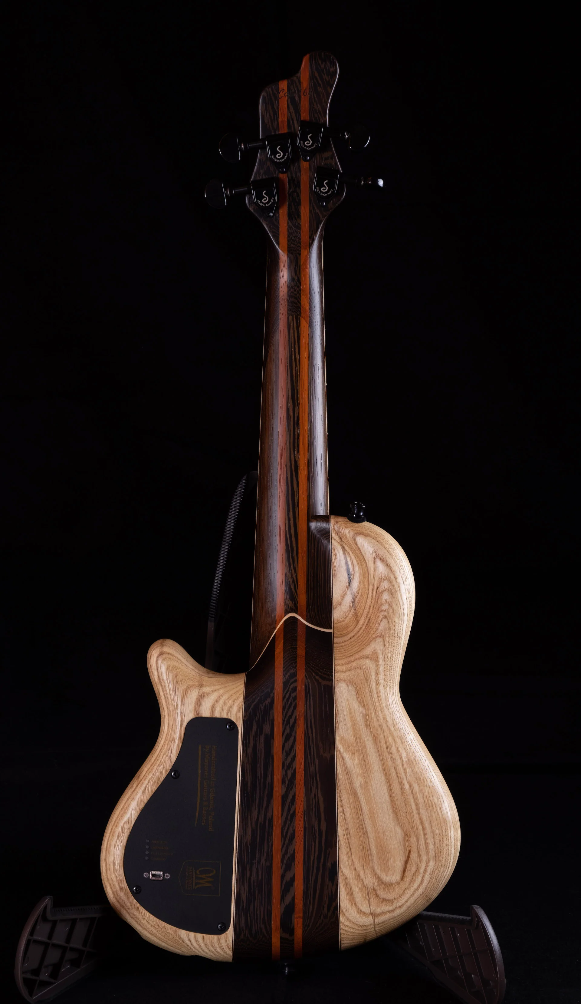 Mayones Cali4 Bass Swamp Ash Body Bocote Top Rosewood Board 5pc Wenge Neck - Image 7