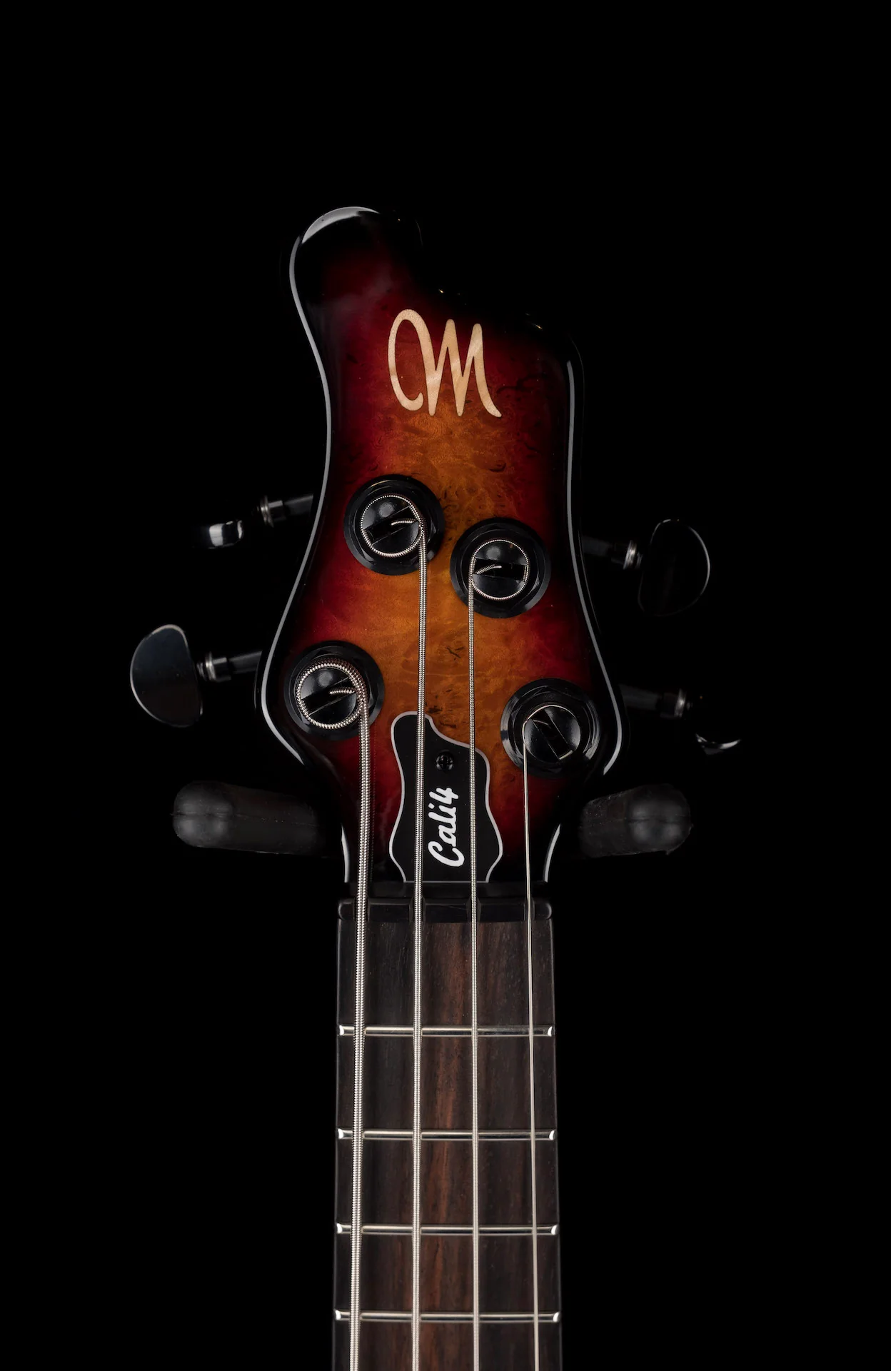 Mayones Cali4 Bass Swamp Ash Body Buckeye Burl Top Rosewood Board 5pc Wenge Neck Cali 4 - Image 10