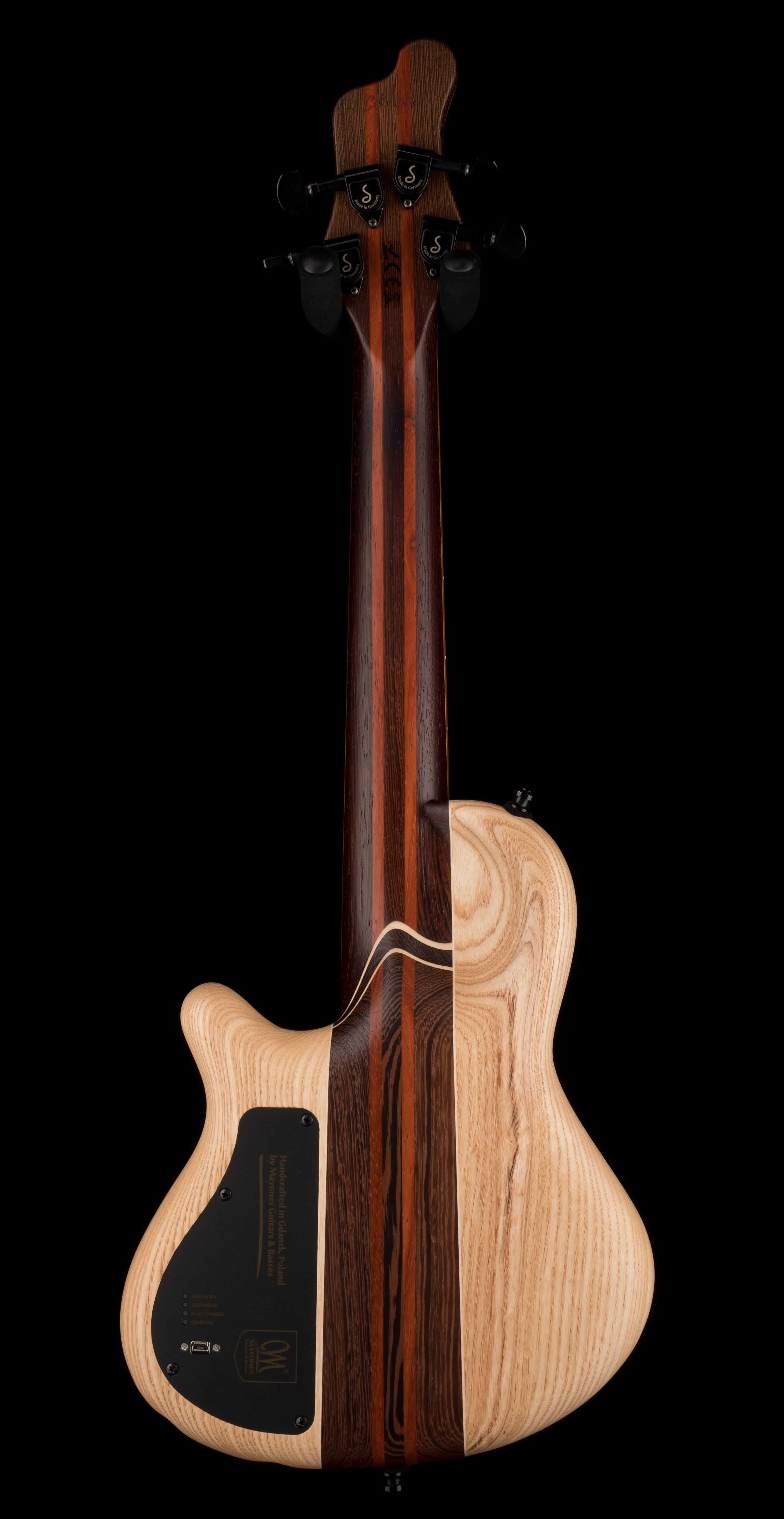 Mayones Cali4 Cali 4 VF Bass V Frets Walnut Top 5 Ply Wenge-Padouk Neck - Image 10