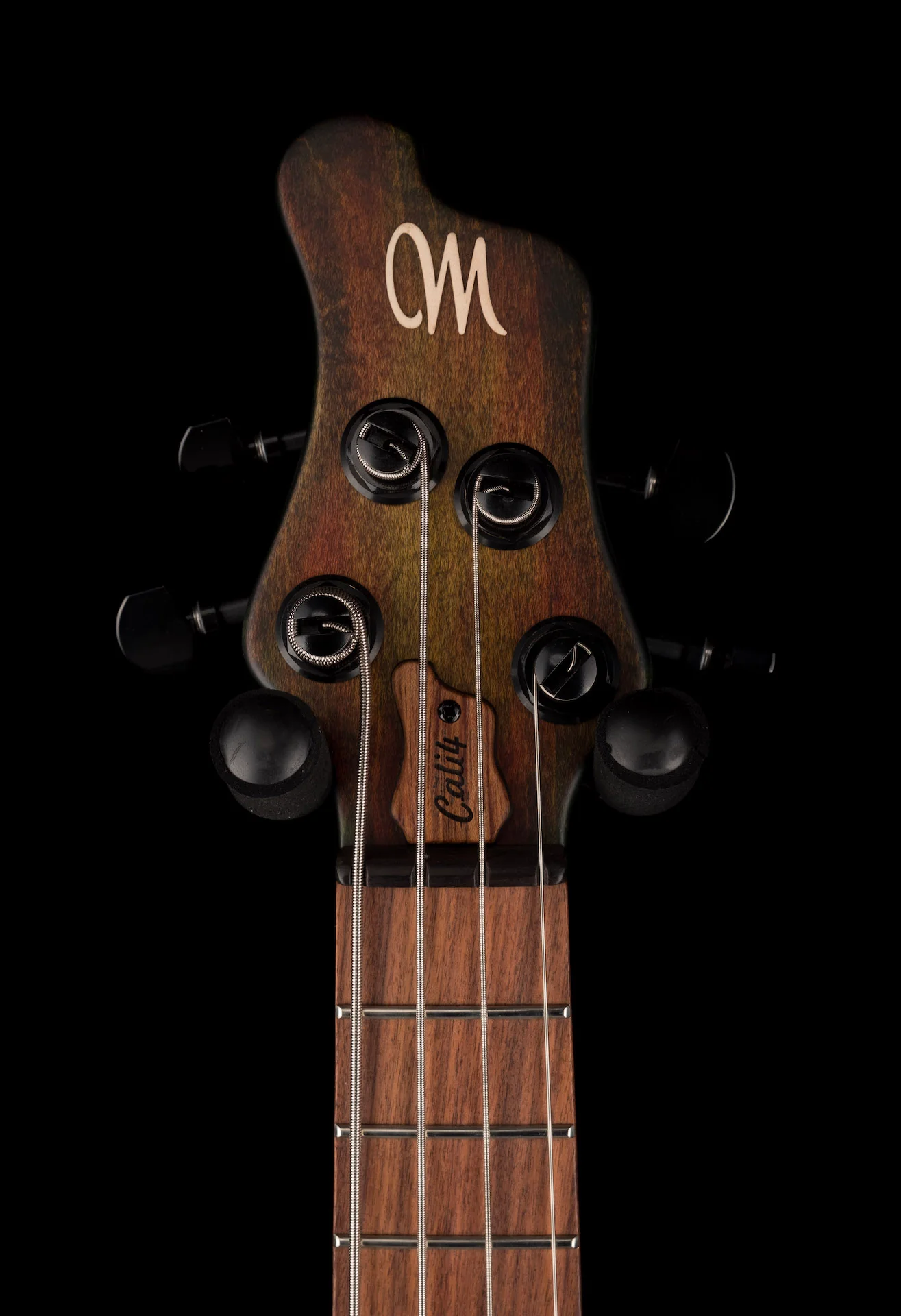 Mayones Cali4 Flame Maple TEW Top Trans Custom Color Matt Finish with Case - Image 8