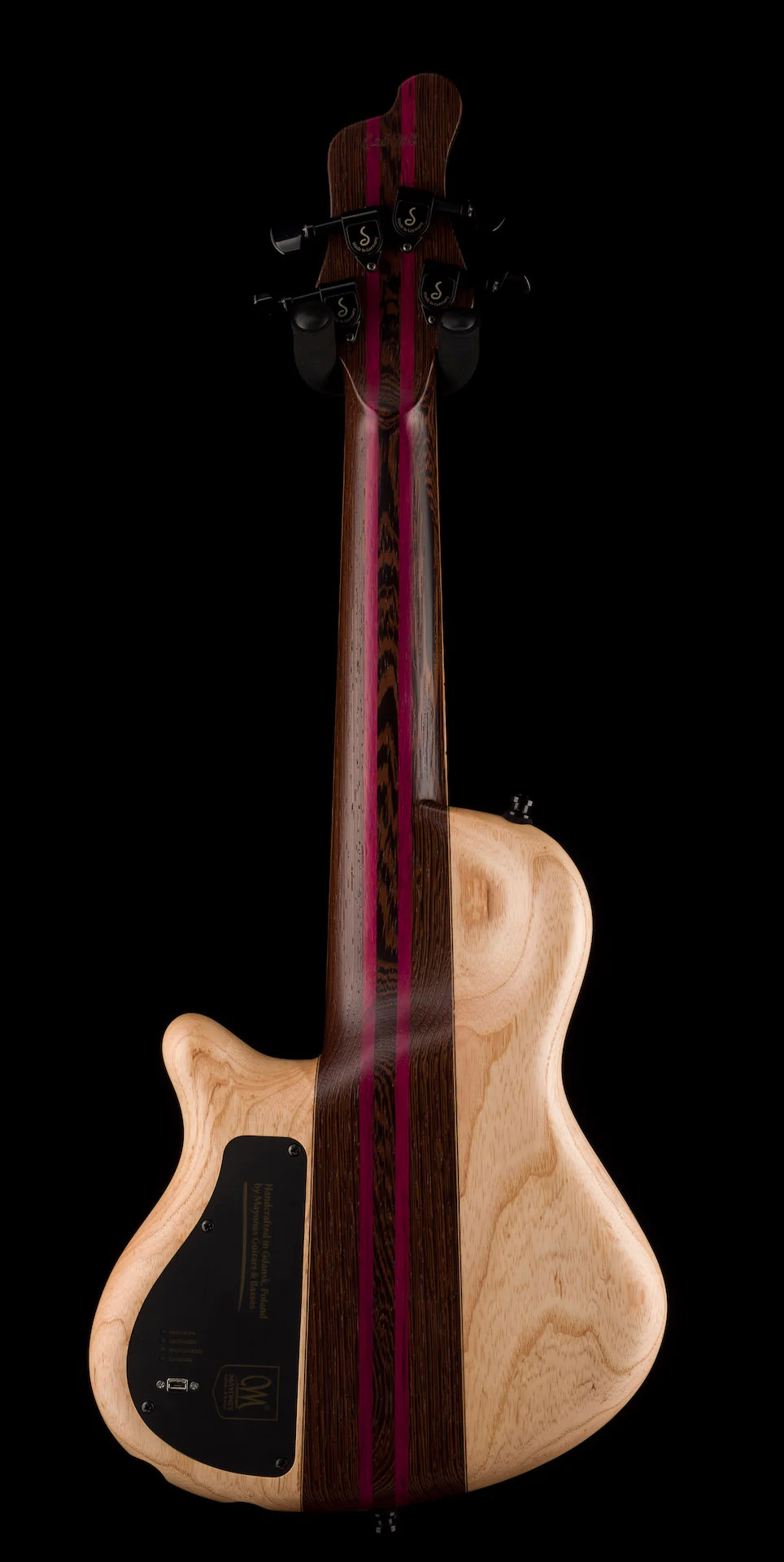 Mayones Cali4 Quilt Maple Top Swamp Ash Back Custom Color Greenburst Matte Finish with Case - Image 8
