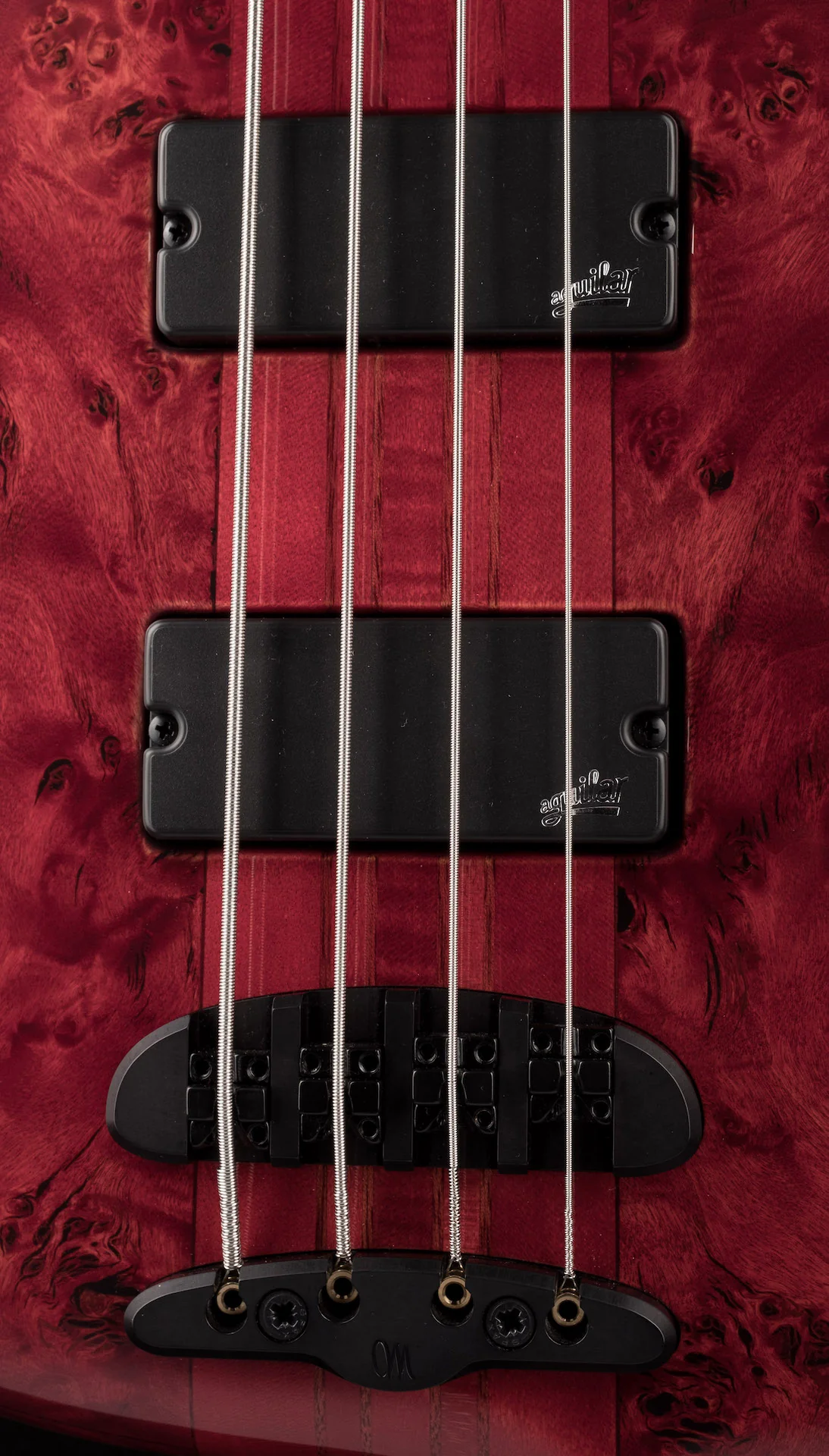 Mayones Comodous 4 String Bass Guitar Poplar Top Liquid Red Gloss Finish - Image 7