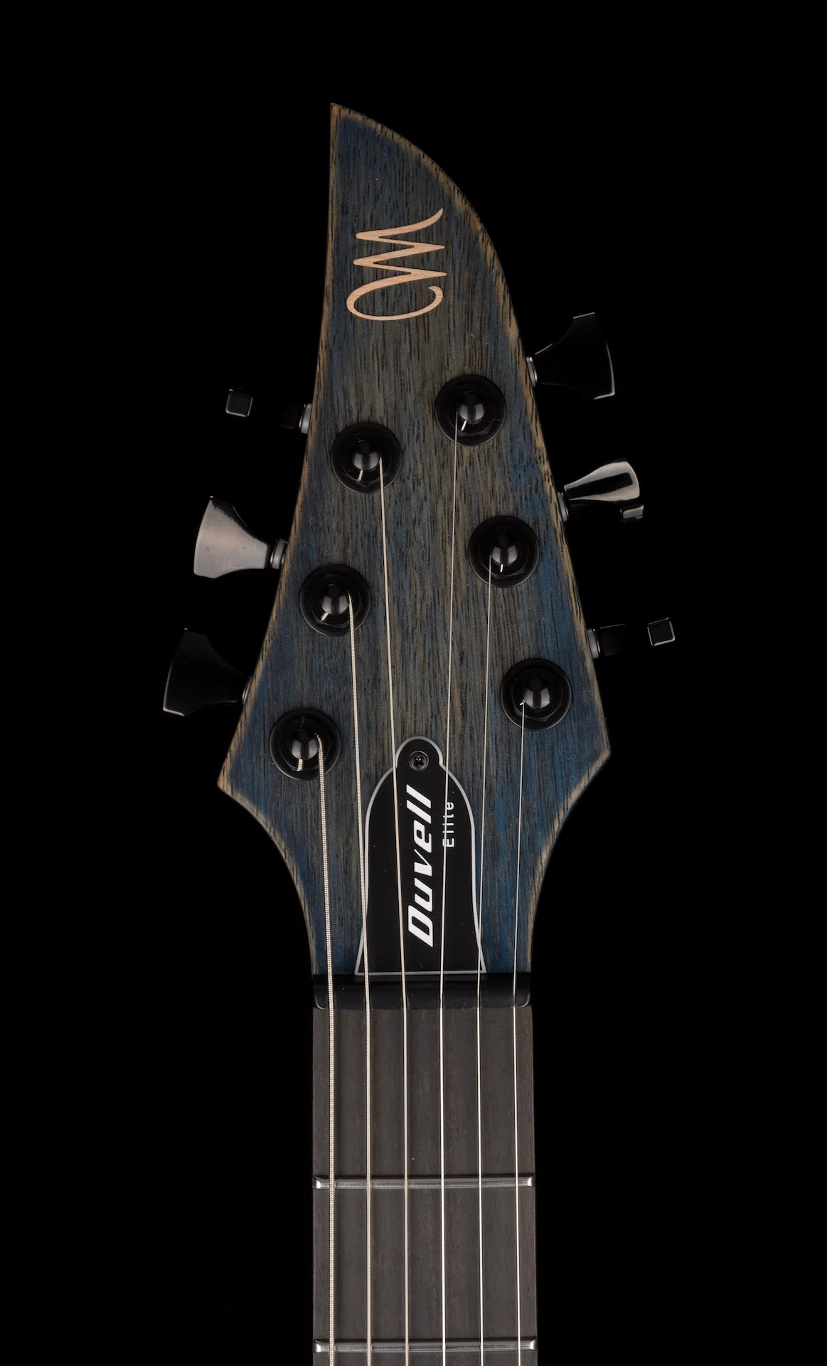 Mayones Duvell BL Black Limba 6 String Guitar Antique Blue - Image 12