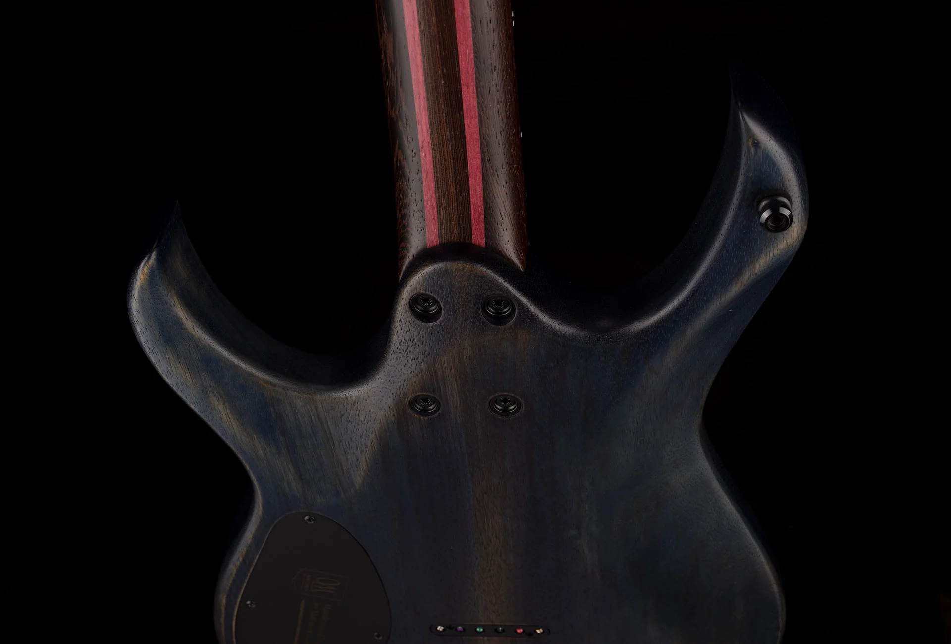Mayones Duvell BL Black Limba 6 String Guitar Antique Blue - Image 15
