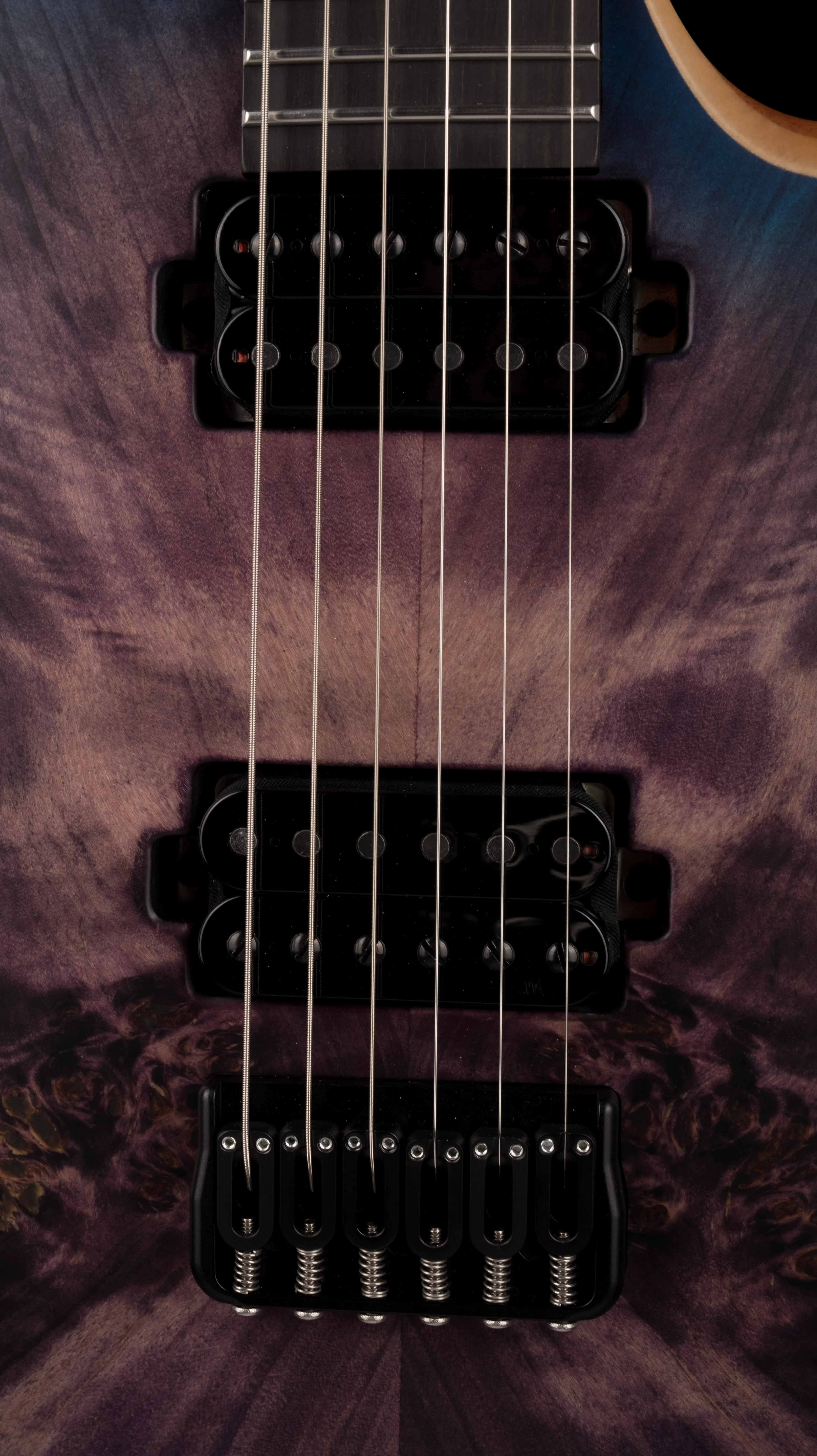 Mayones Duvell Elite 6 Dirty Purple Blue Burst Electric Guitar With Case 2 - Image 6