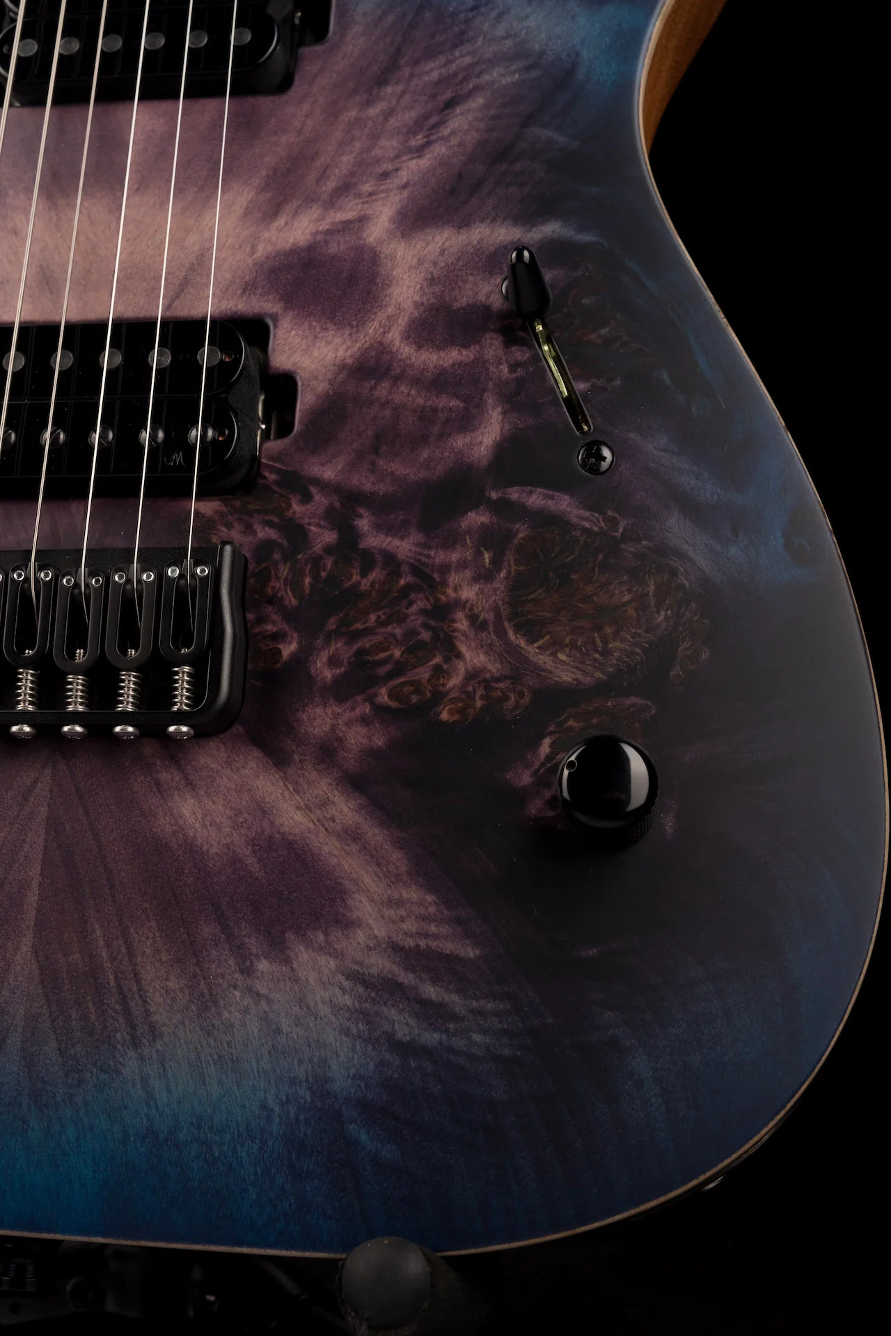 Mayones Duvell Elite 6 Dirty Purple Blue Burst Electric Guitar With Case 2 - Image 7