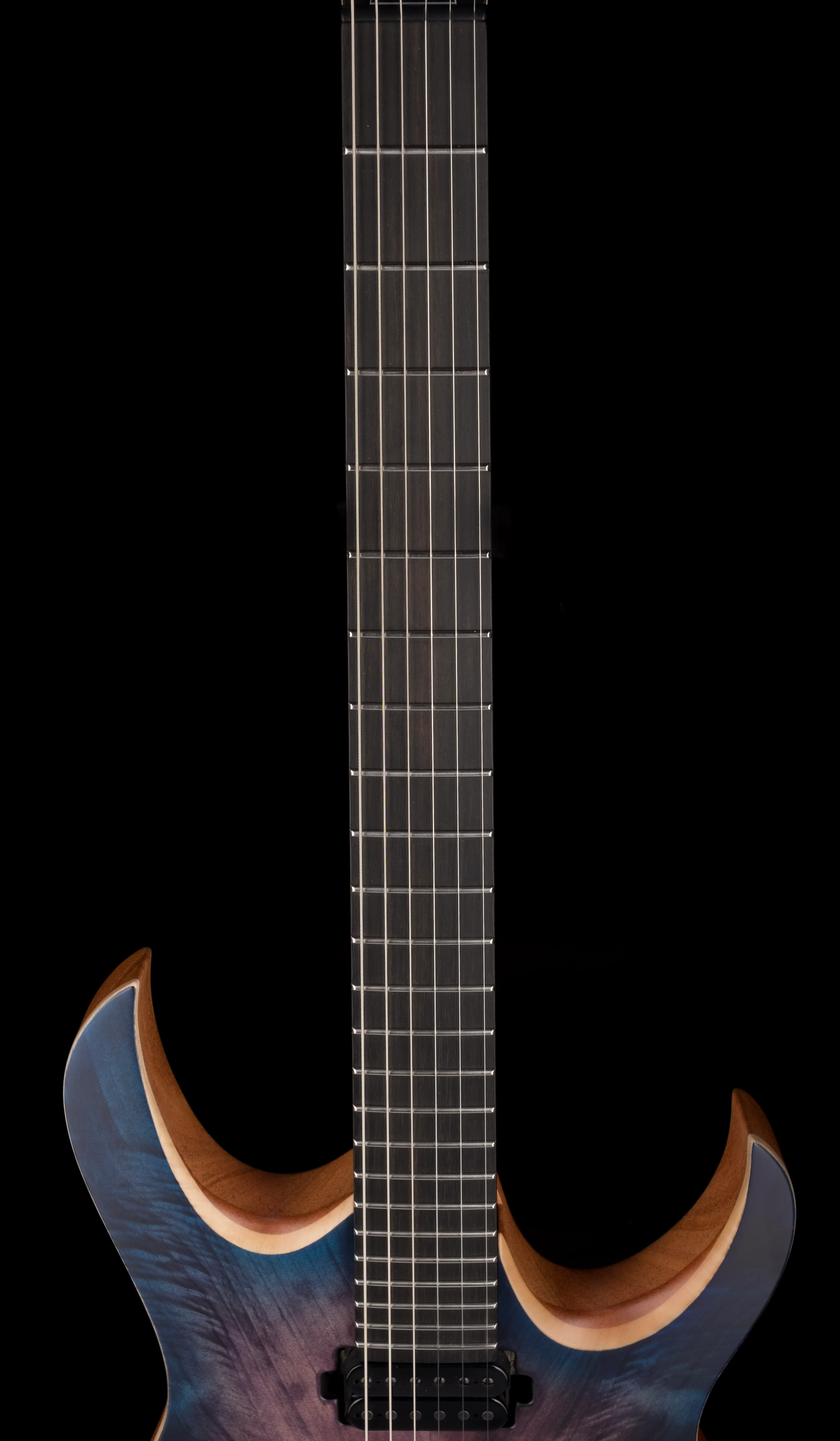 Mayones Duvell Elite 6 Dirty Purple Blue Burst Electric Guitar With Case 2 - Image 9