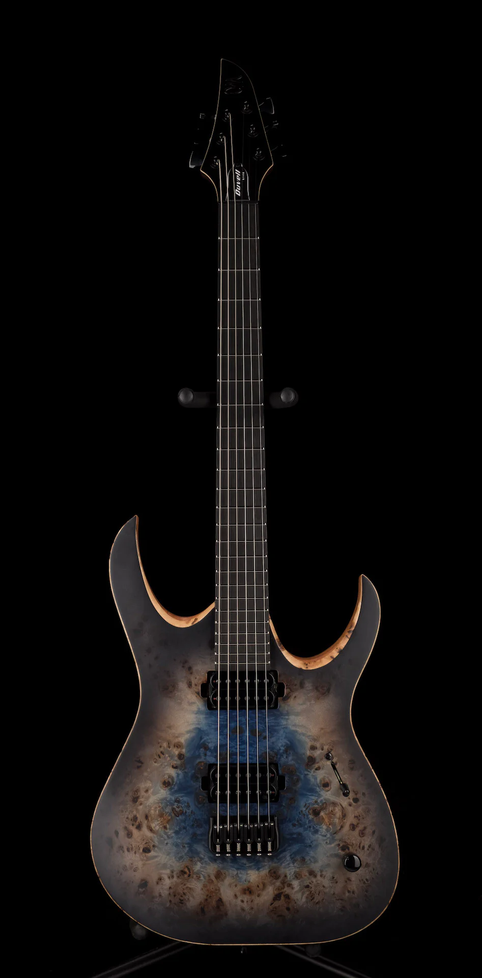 Mayones Duvell Elite 6 Galaxy Eye Blue Satine Electric Guitar With Case - Image 2