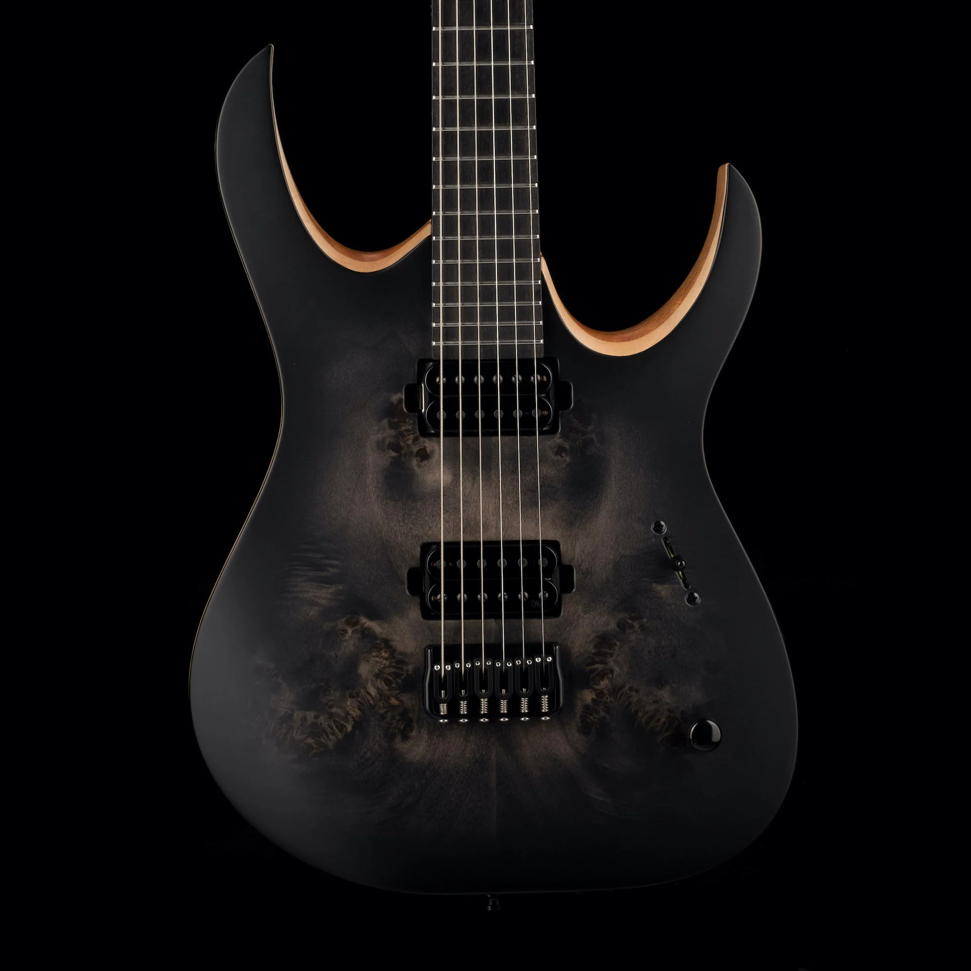 Mayones Duvell Elite 6 Trans Black Burst Electric Guitar With Hybrid Soft Case