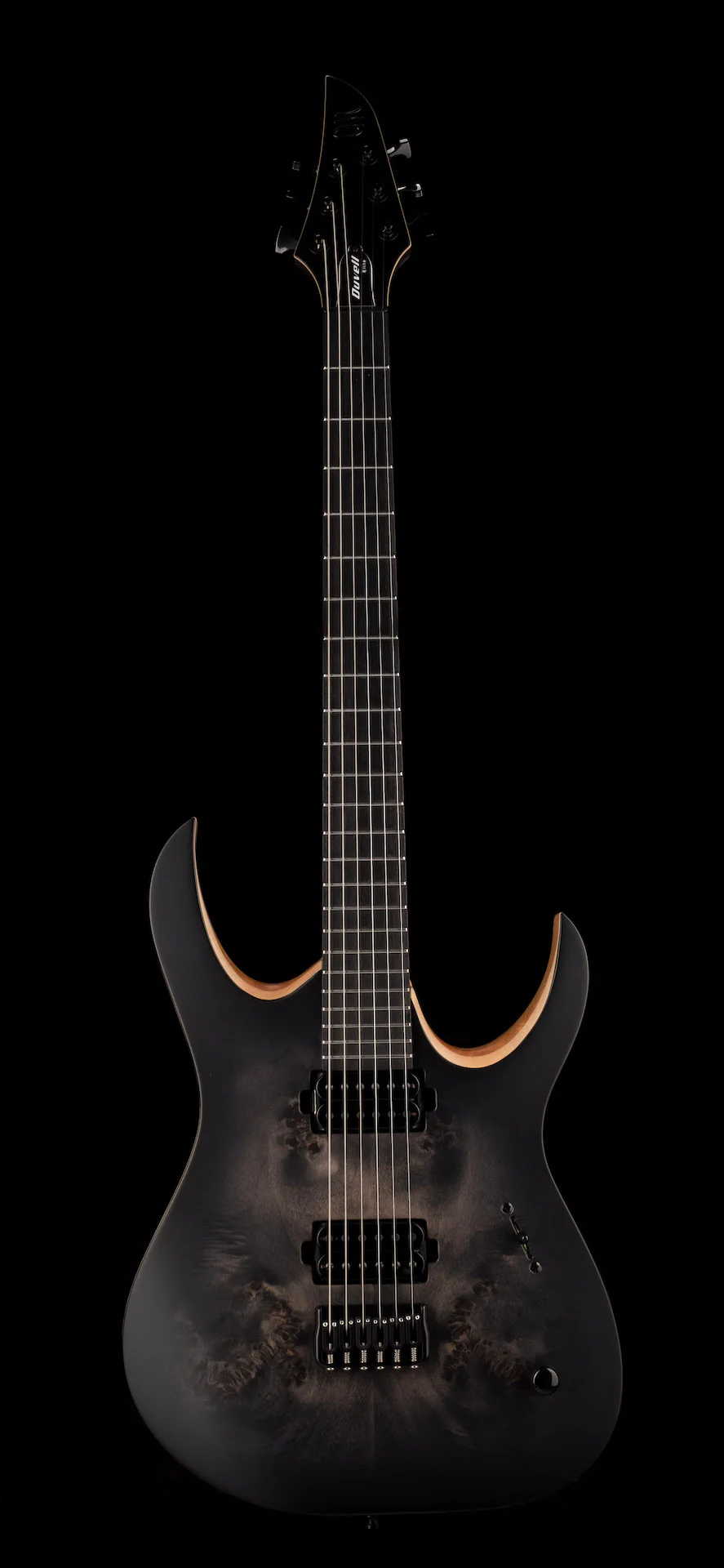Mayones Duvell Elite 6 Trans Black Burst Electric Guitar With Hybrid Soft Case - Image 2