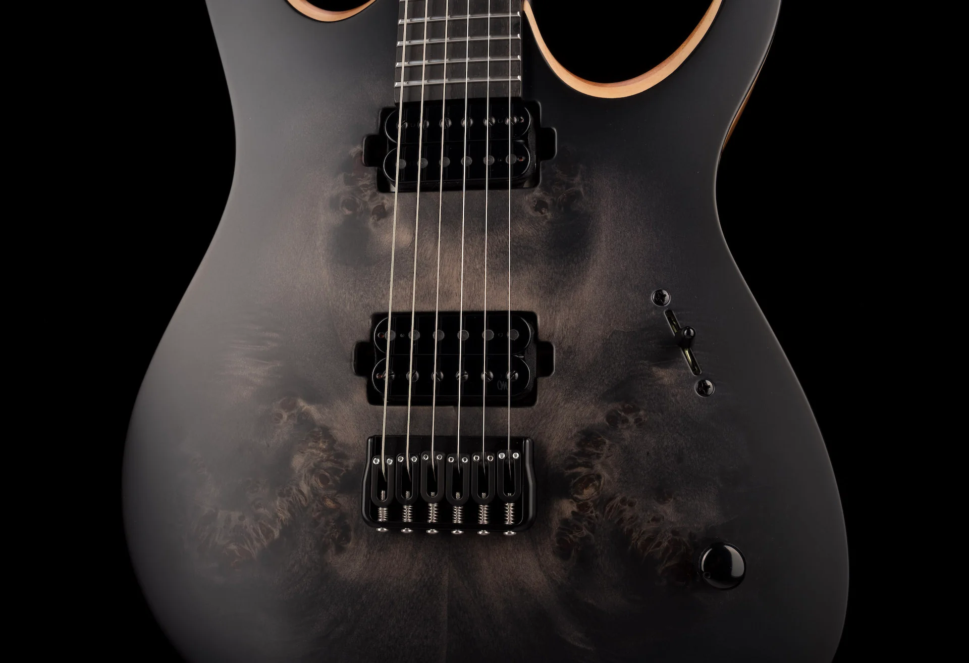 Mayones Duvell Elite 6 Trans Black Burst Electric Guitar With Hybrid Soft Case - Image 6