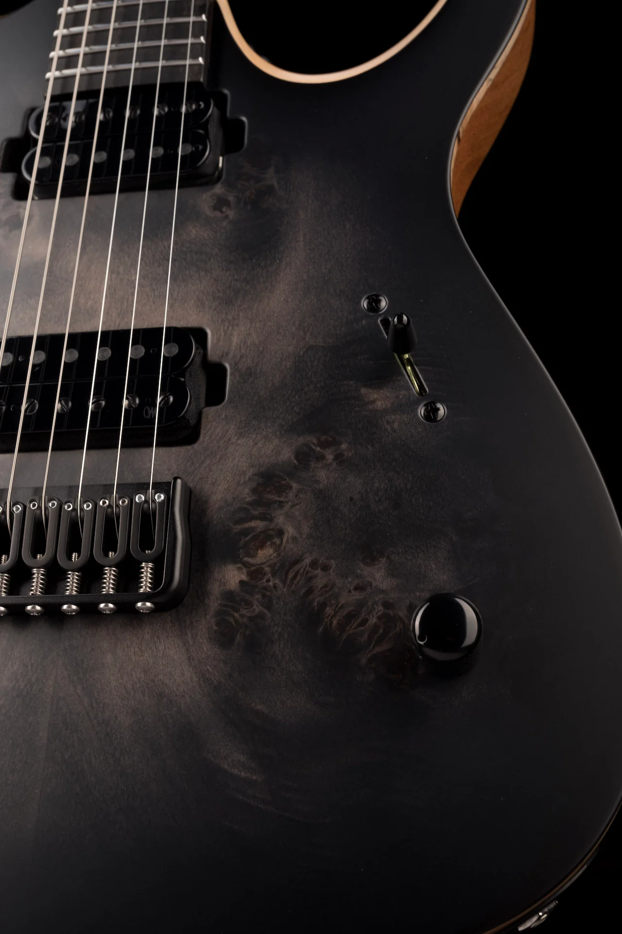 Mayones Duvell Elite 6 Trans Black Burst Electric Guitar With Hybrid Soft Case - Image 8