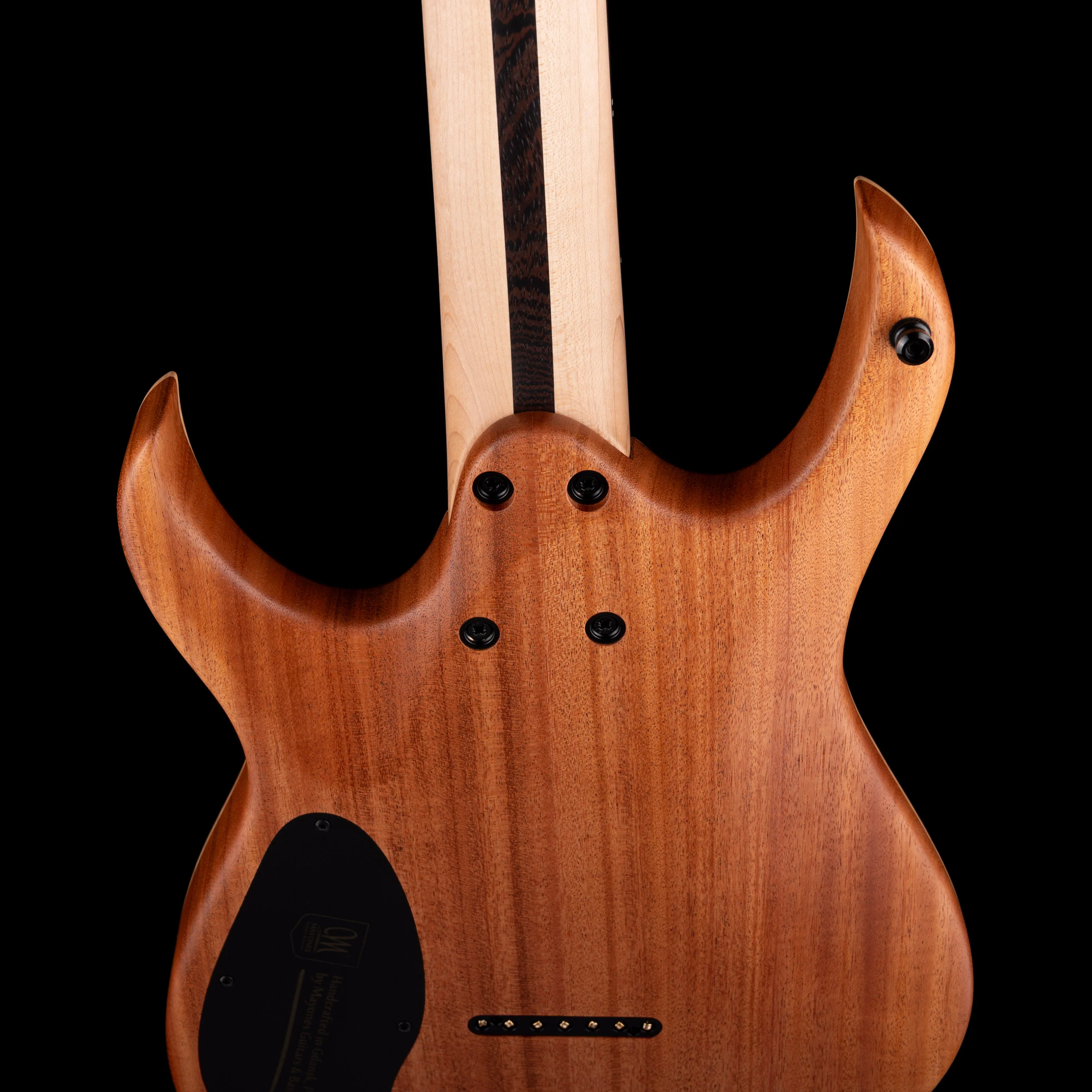 Mayones Duvell Elite 7 (26.5" Scale) Curly Poplar Top Lava Burst with Soft Case - Image 10
