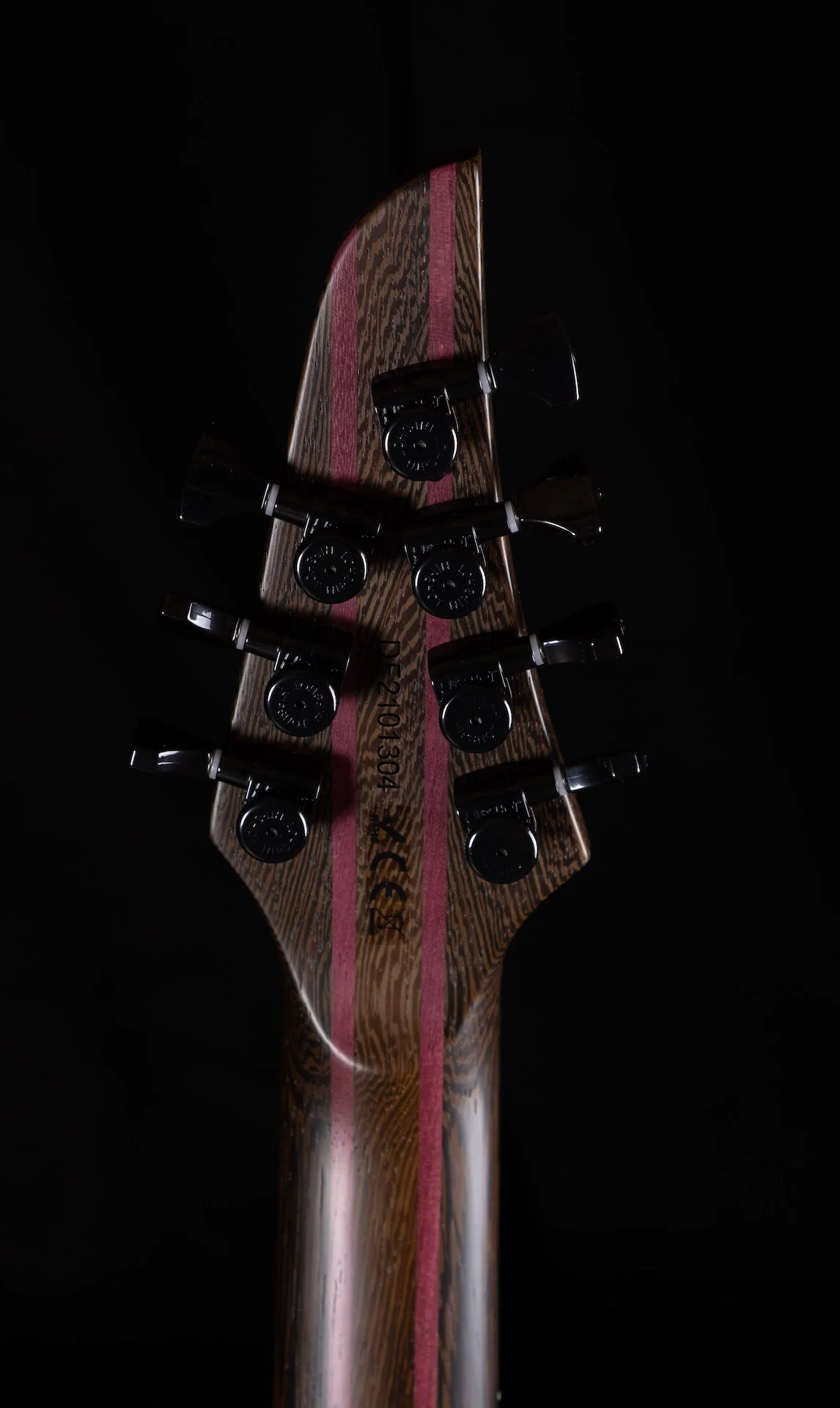 Mayones Duvell Elite 7 String Galaxy Eye Purple Satine Electric Guitar With Case - Image 13