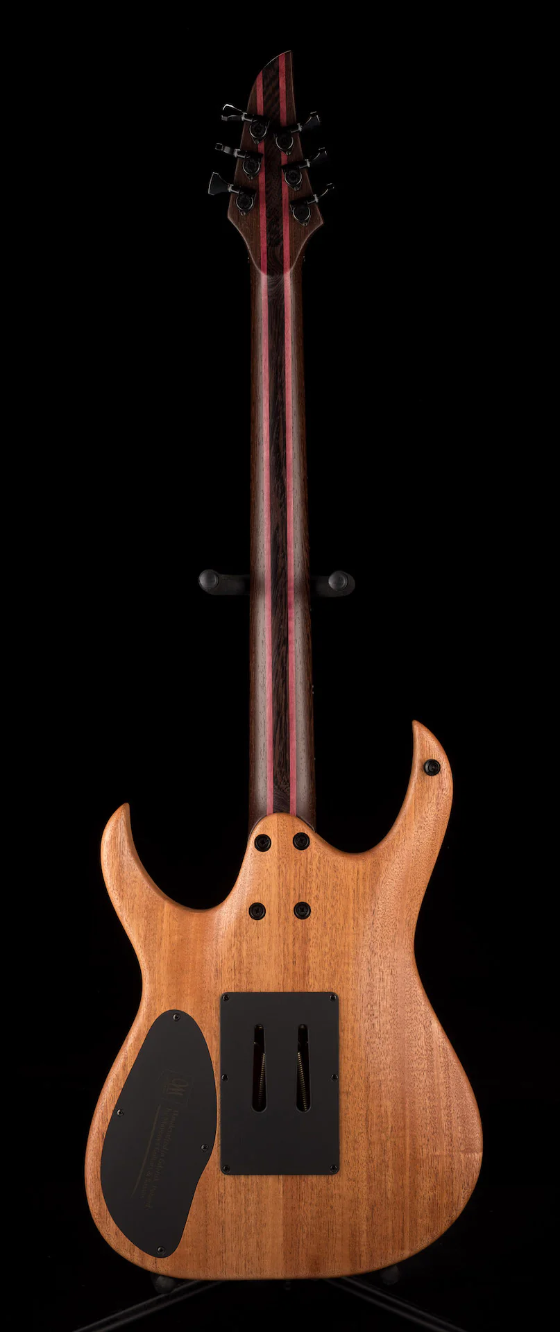 Mayones Duvell Elite Pro 6 String 27" Baritone Satine Trans Aquamarine Electric Guitar With Case - Image 14