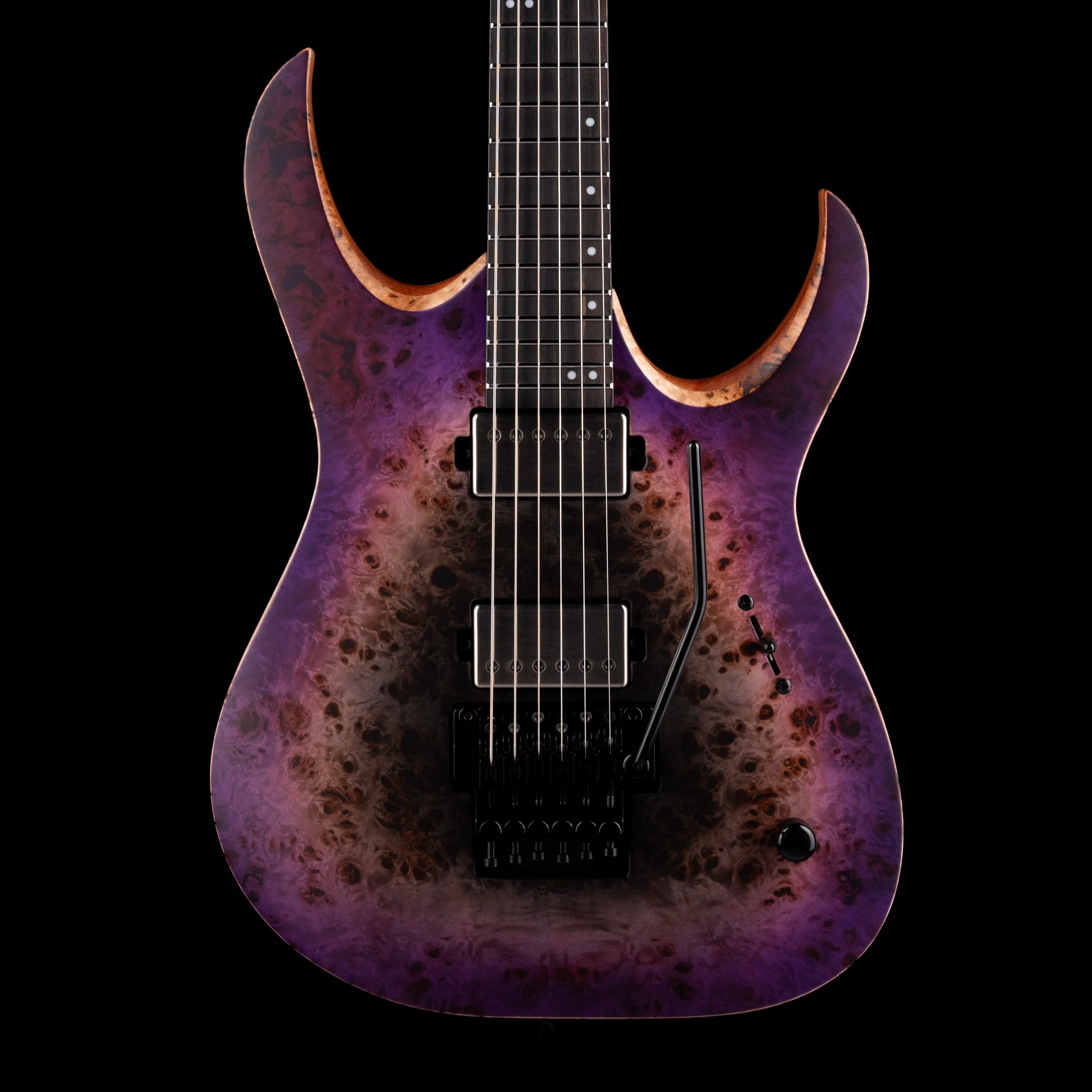Mayones Duvell Elite Pro 6 3A Eye Poplar Top Supernova Purple Satine with Case