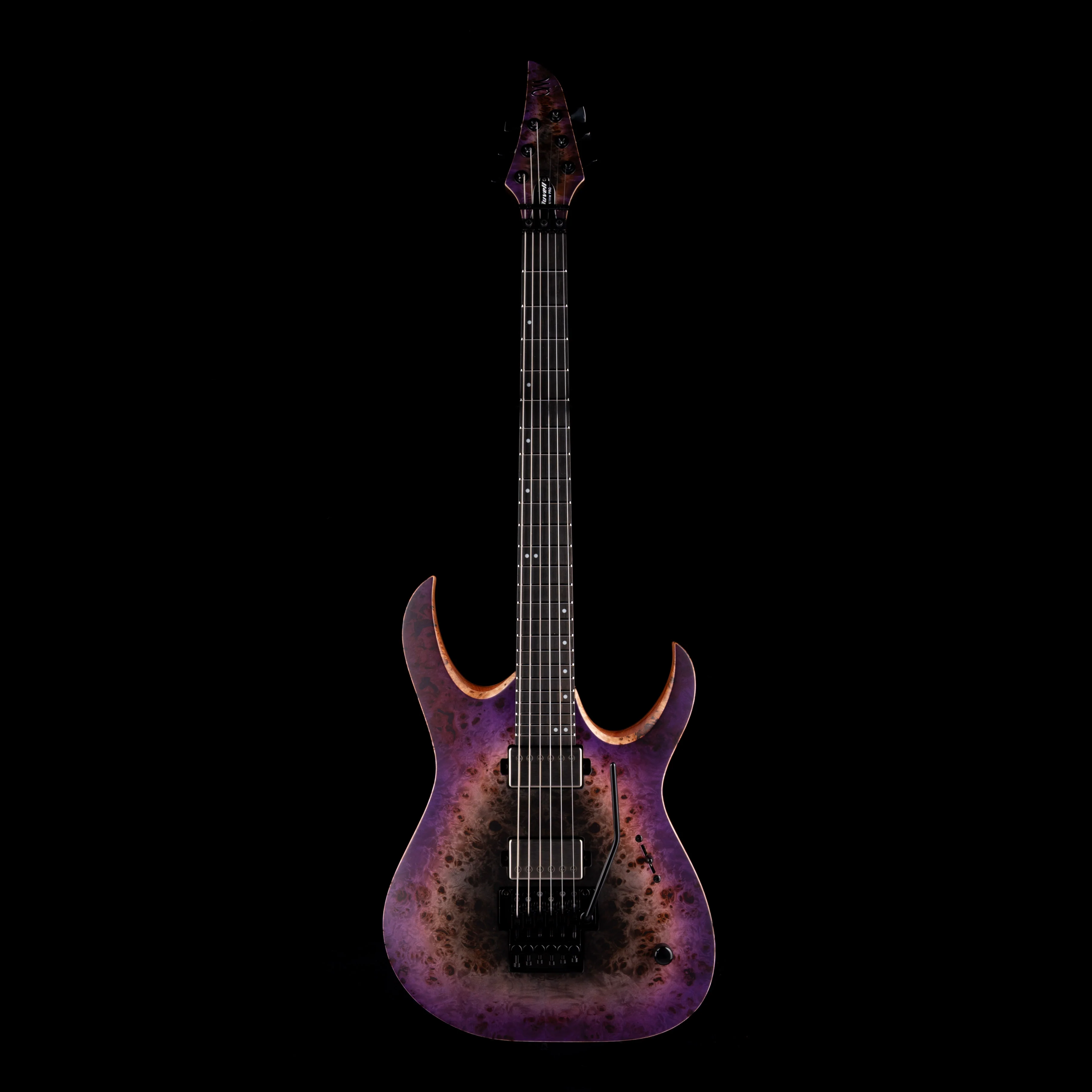 Mayones Duvell Elite Pro 6 3A Eye Poplar Top Supernova Purple Satine with Case - Image 2