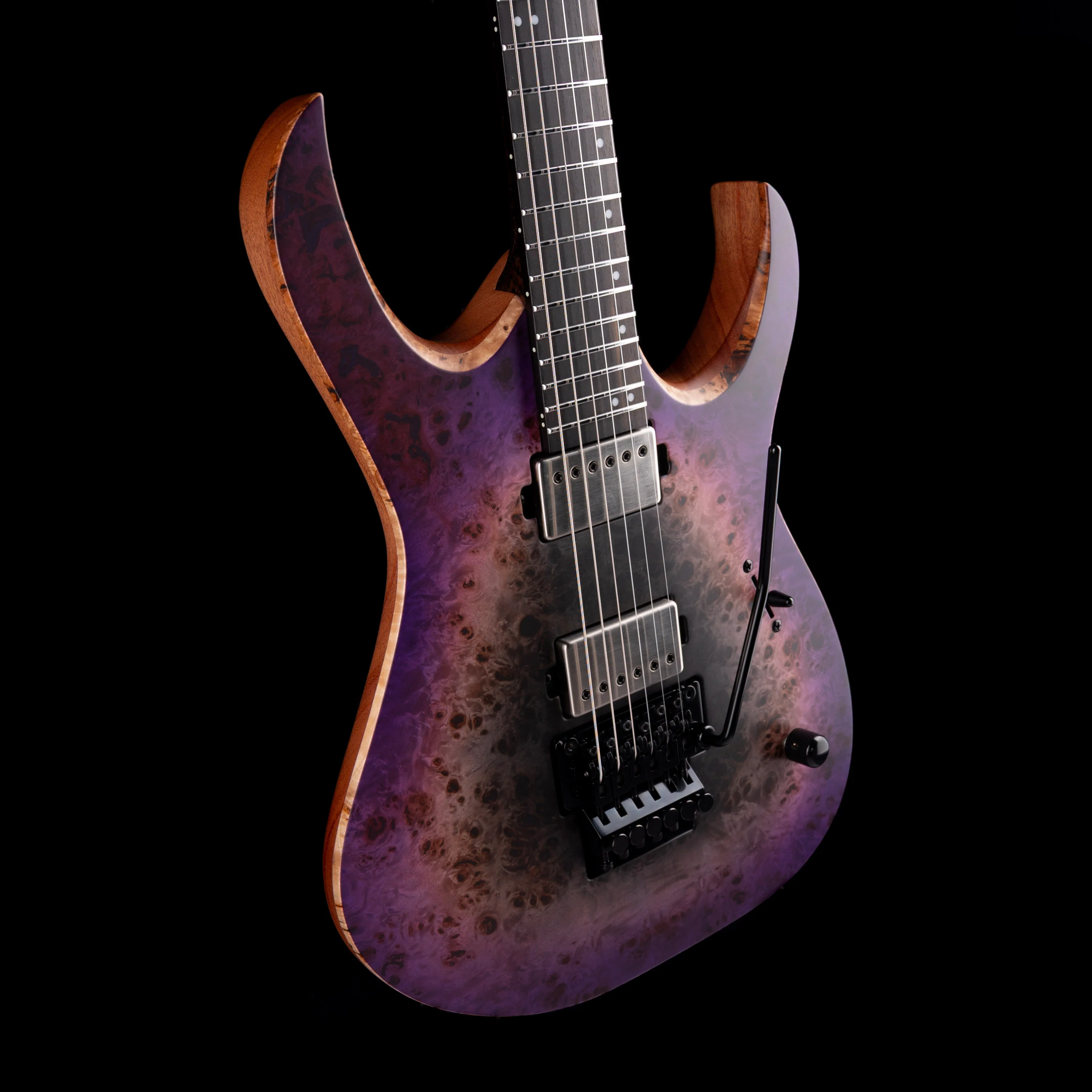 Mayones Duvell Elite Pro 6 3A Eye Poplar Top Supernova Purple Satine with Case - Image 6