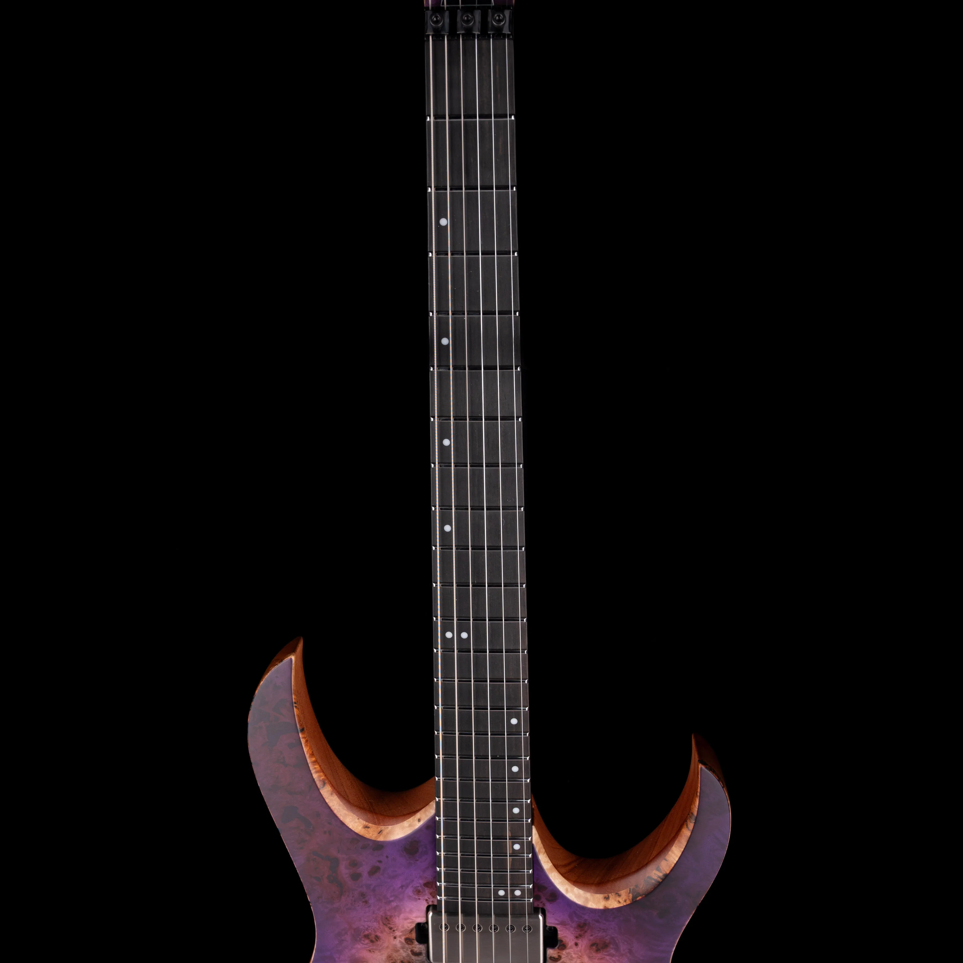 Mayones Duvell Elite Pro 6 3A Eye Poplar Top Supernova Purple Satine with Case - Image 7