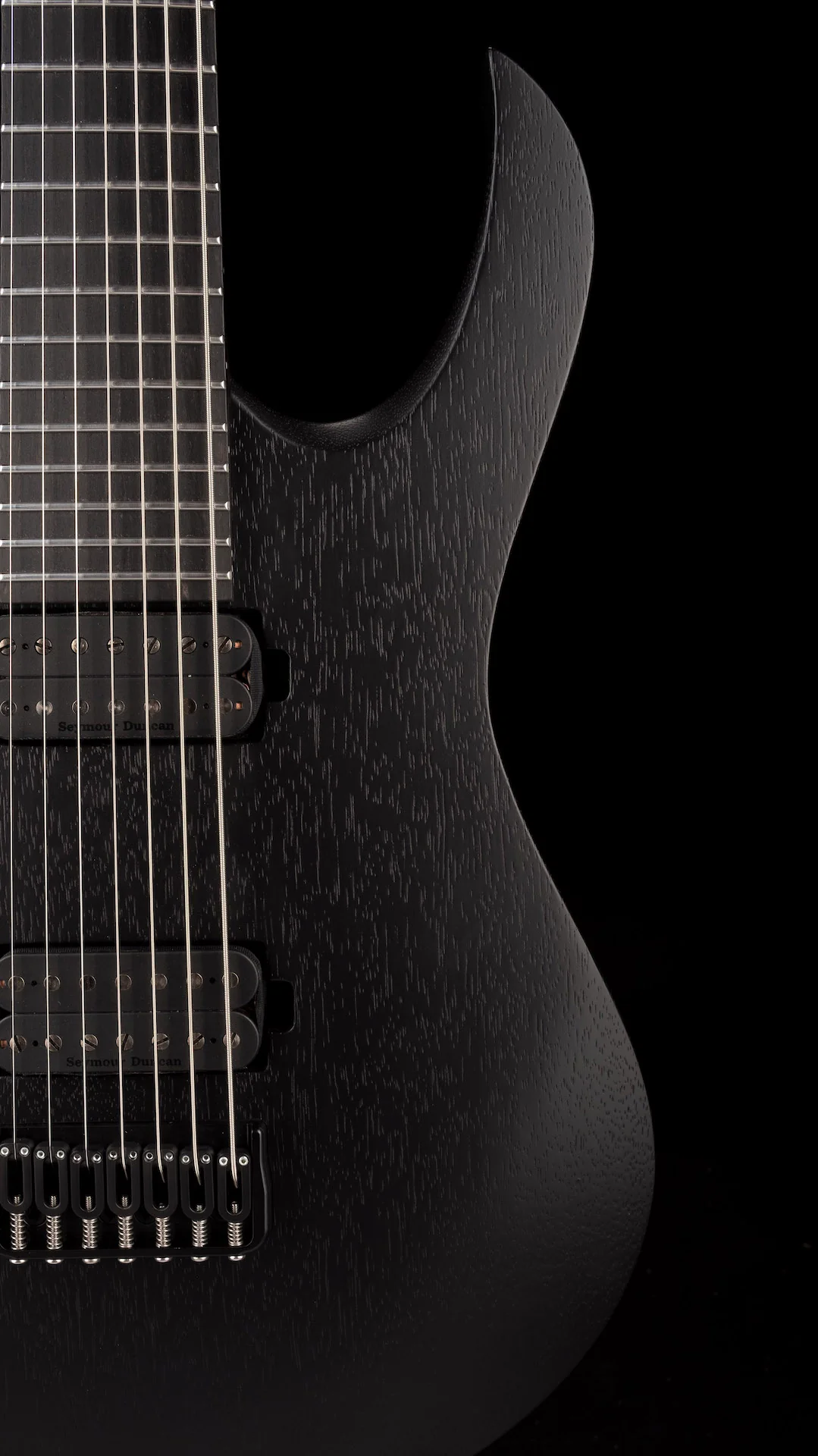 Mayones Duvelle BL 7 Left Handed Black Limba Monolith Black Matte Finish - Image 10