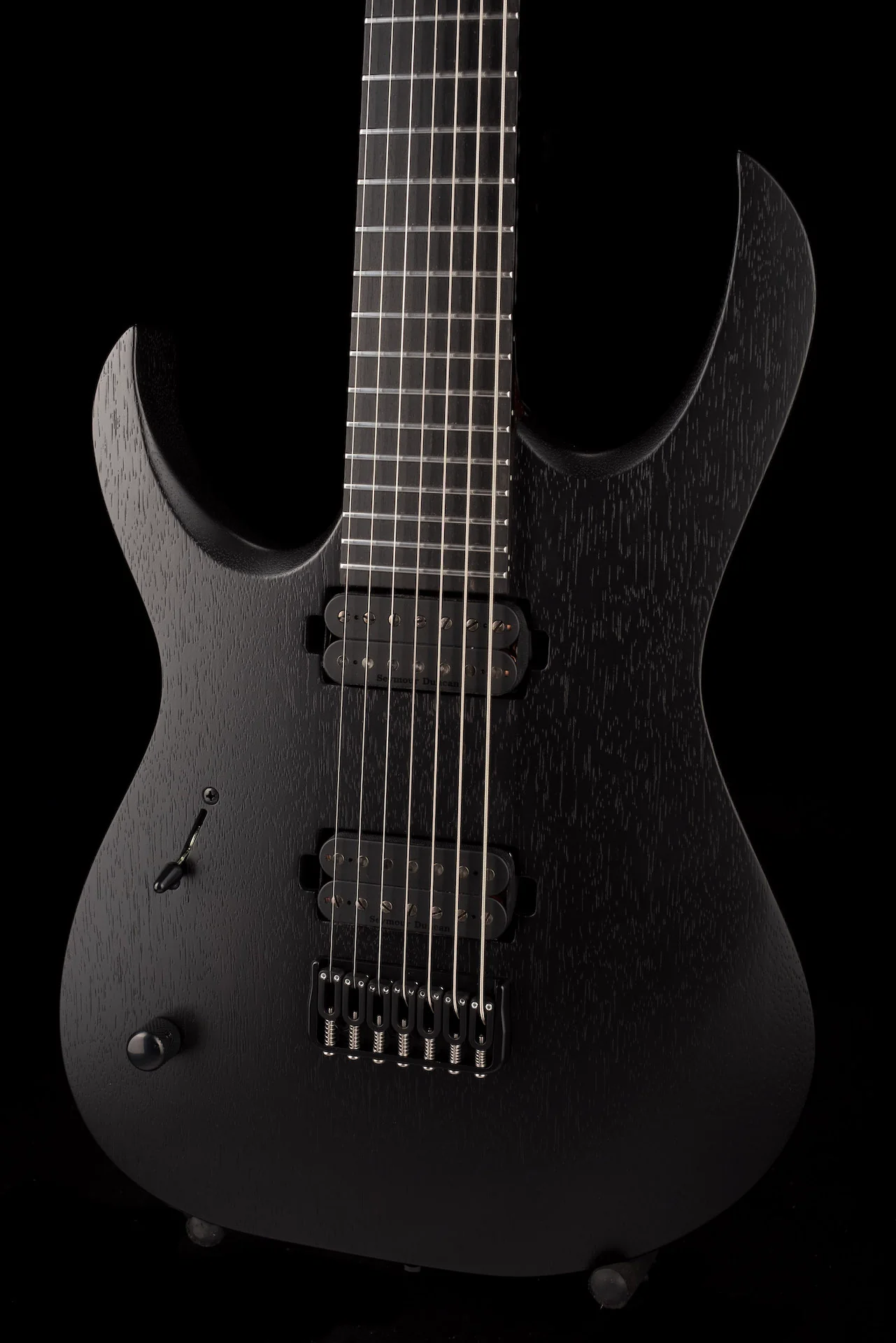 Mayones Duvelle BL 7 Left Handed Black Limba Monolith Black Matte Finish - Image 11