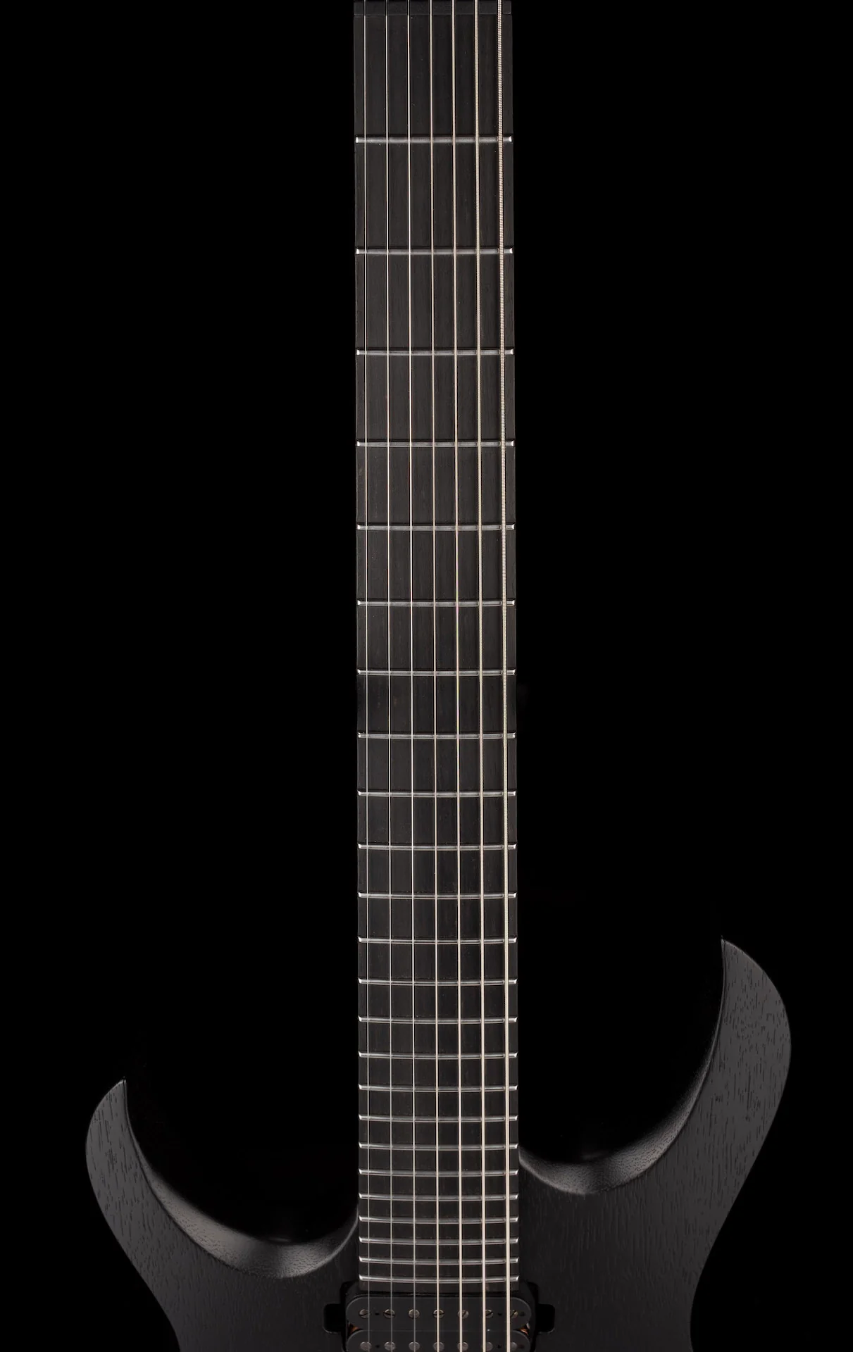 Mayones Duvelle BL 7 Left Handed Black Limba Monolith Black Matte Finish - Image 12