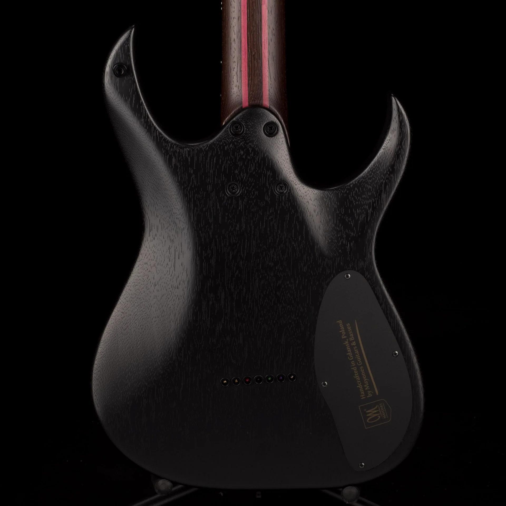 Mayones Duvelle BL 7 Left Handed Black Limba Monolith Black Matte Finish - Image 13