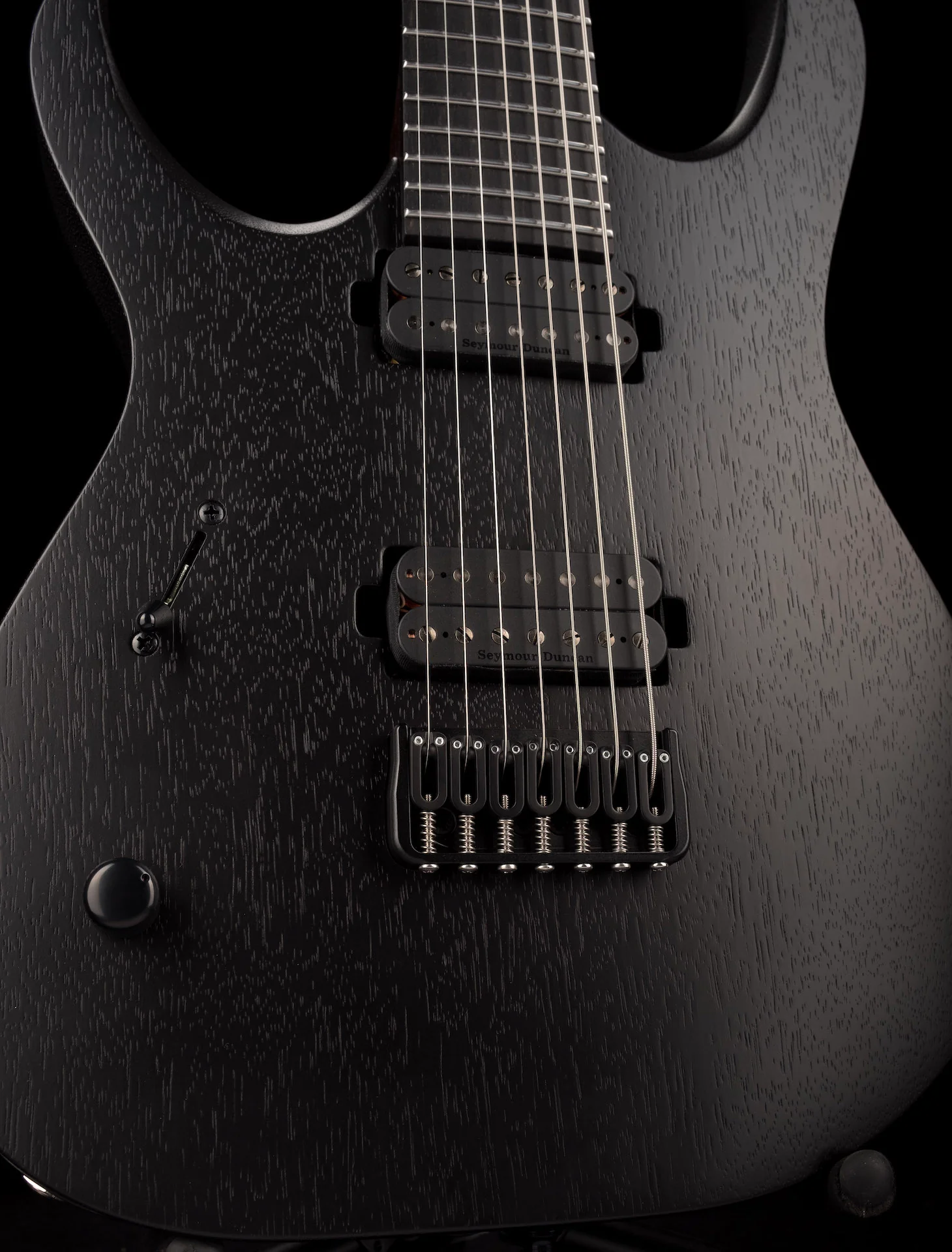 Mayones Duvelle BL 7 Left Handed Black Limba Monolith Black Matte Finish - Image 8