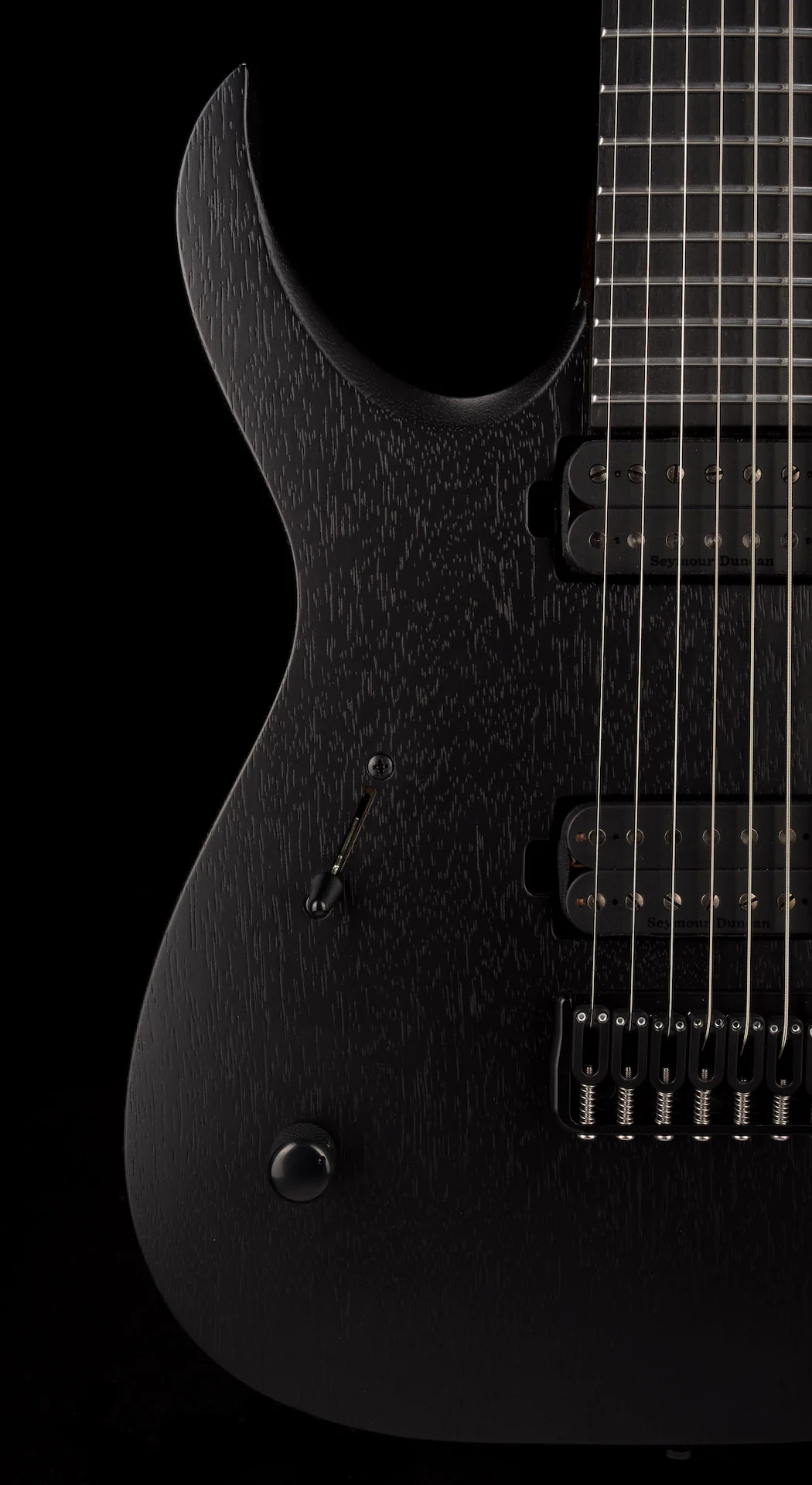 Mayones Duvelle BL 7 Left Handed Black Limba Monolith Black Matte Finish - Image 9