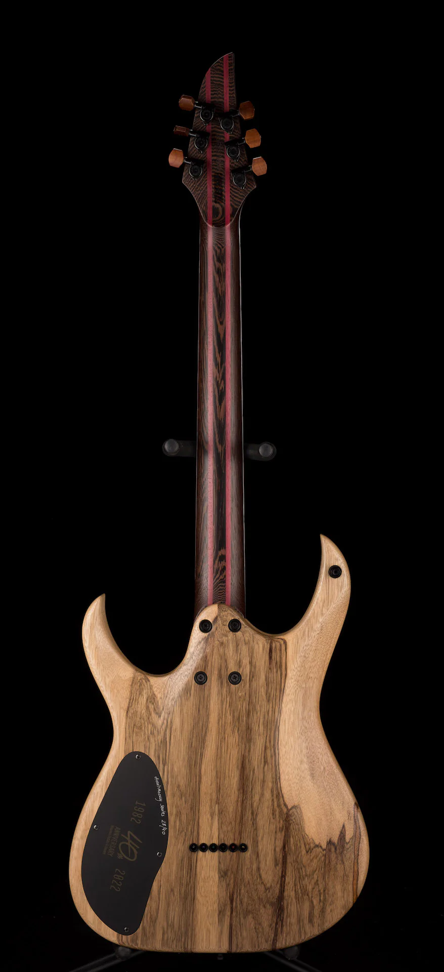 Mayones Duvelle Elte 6 40th Anniversary Master Builder Buckeye Burl Top Natural Fade Gloss Blackburst - Image 18