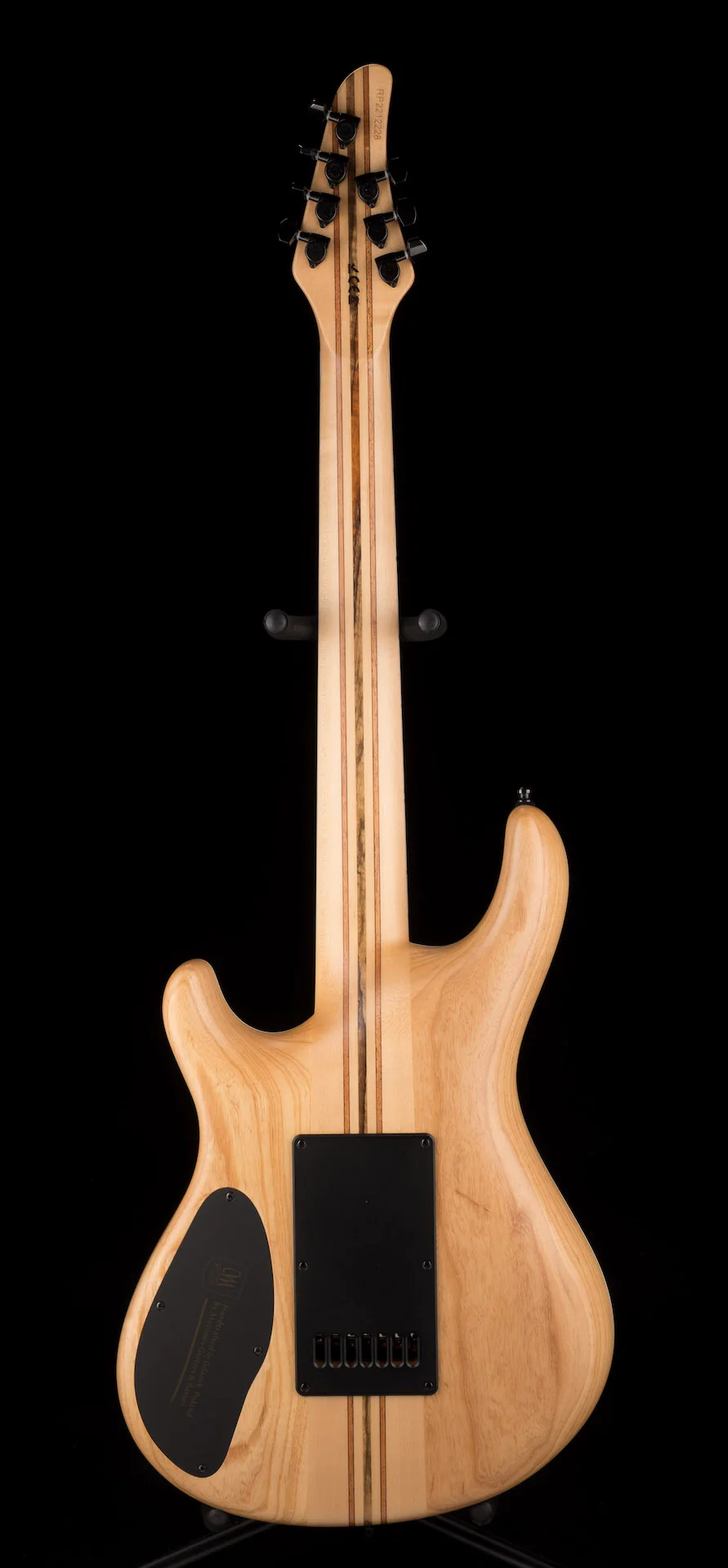 Mayones Regius 4Ever 7 String 3A Grade Eye Poplar Top Trans Graphite Satine Finish - Image 14