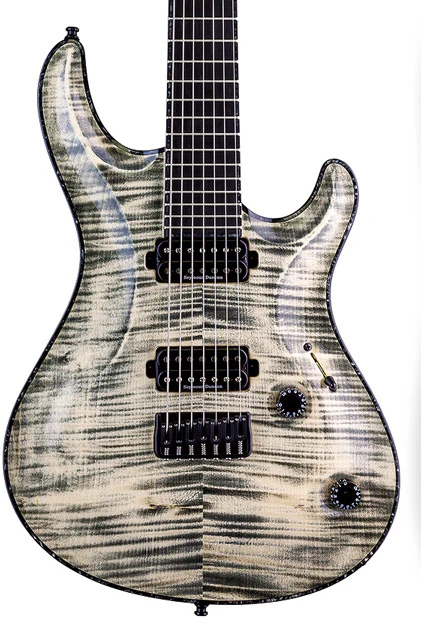 Mayones Regius Core 6 Flame Top Jeans Black Finish