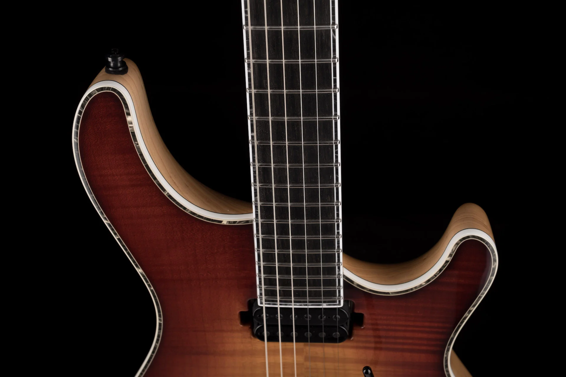 Mayones Regius Pro 6 Natural Fade 3 Tone Sunburst Electric Guitar - Image 3