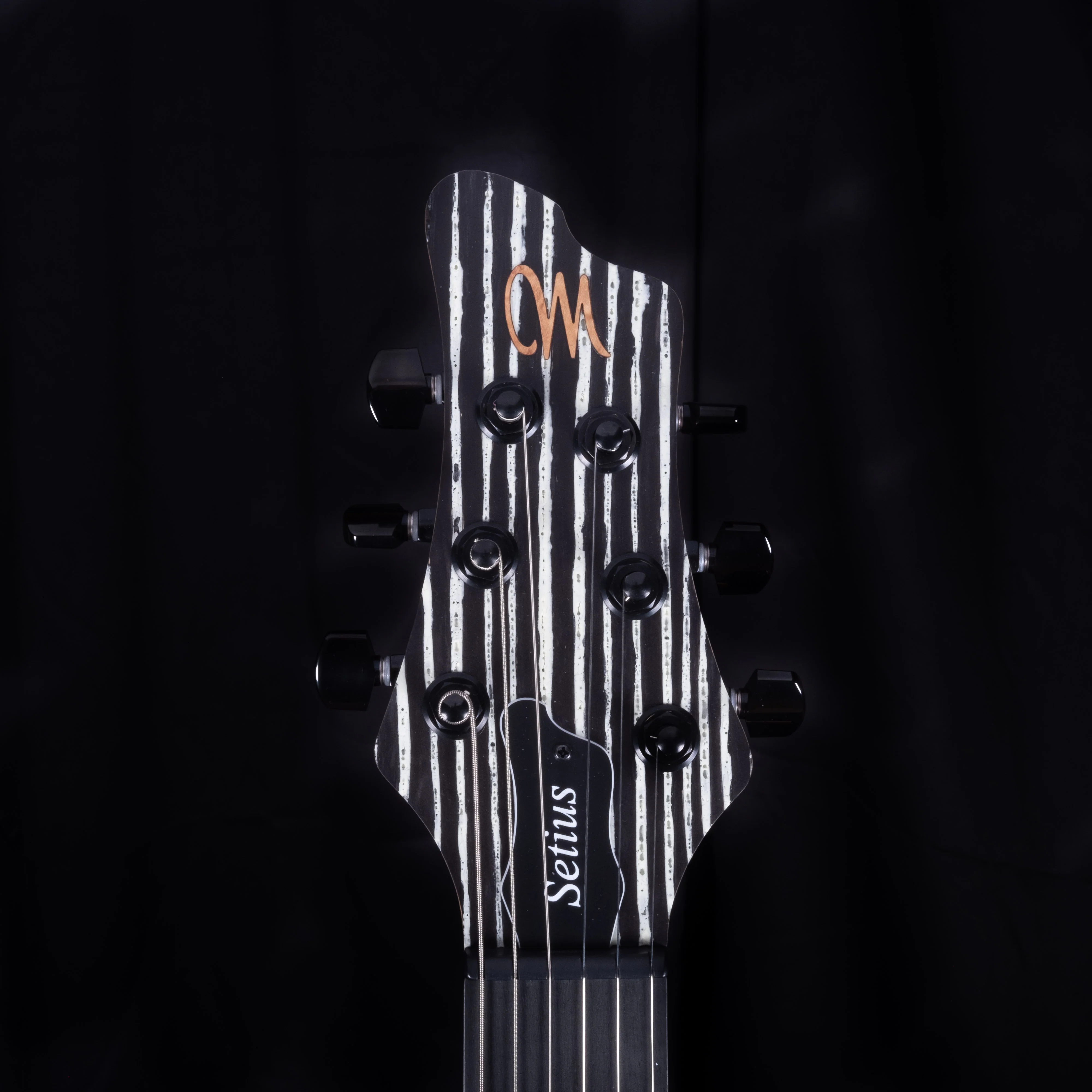Mayones Setius 6 Gothic Black Luminactive Electric Guitar With Case - Image 13