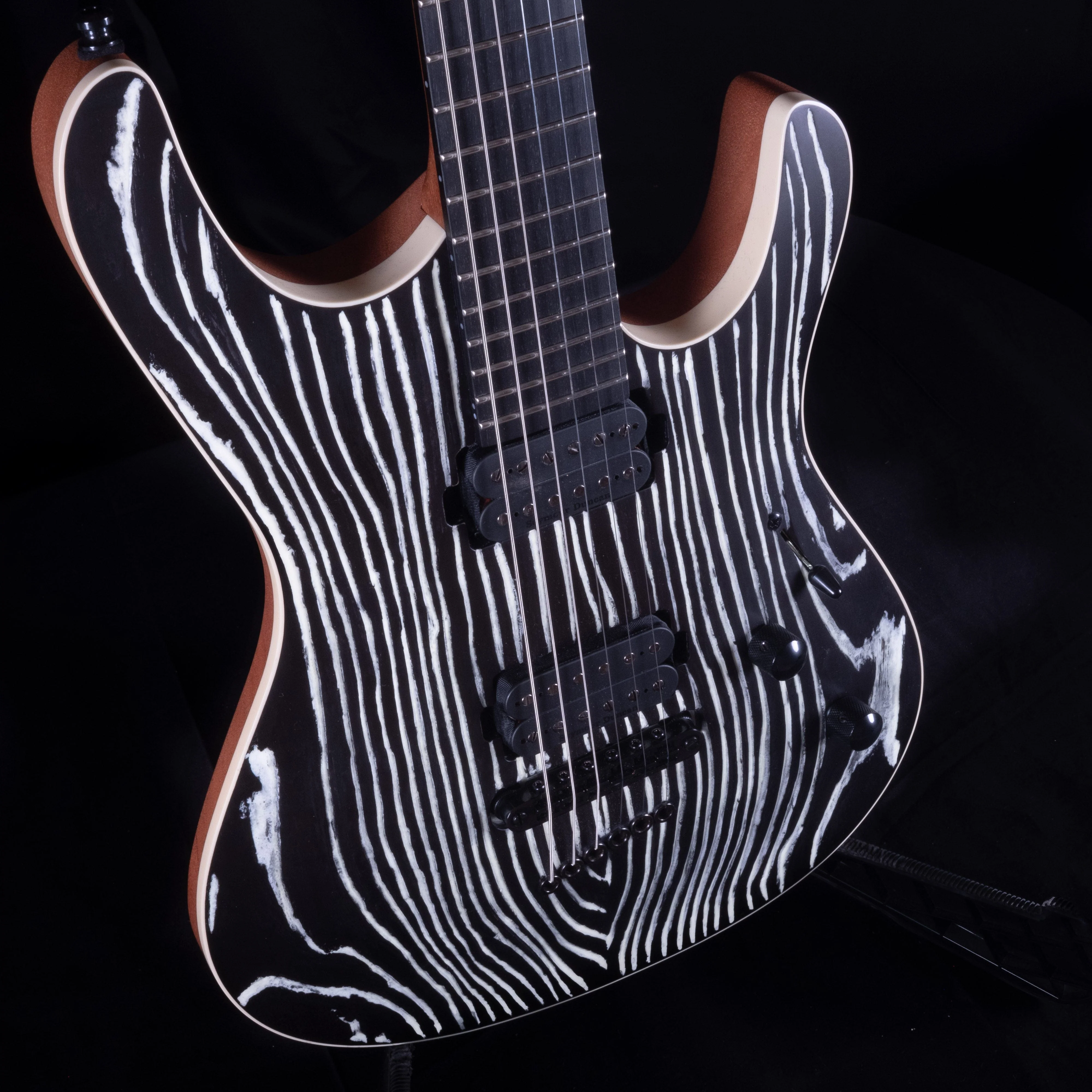 Mayones Setius 6 Gothic Black Luminactive Electric Guitar With Case - Image 5